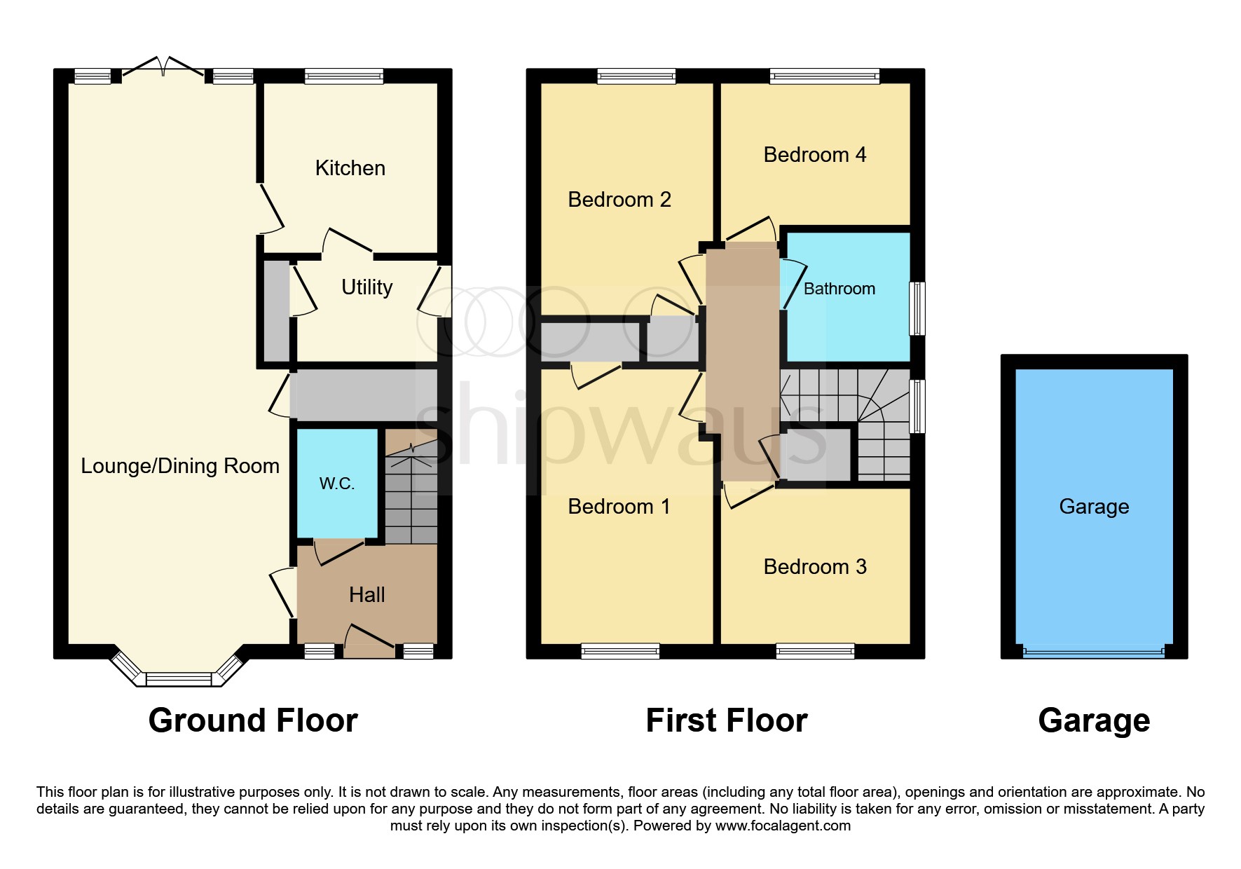 3, Renfrew Gardens, Kidderminster floorplan