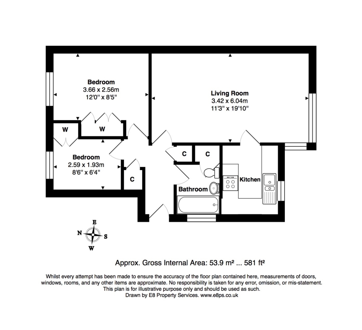 45, Valley Road, Banbury floorplan