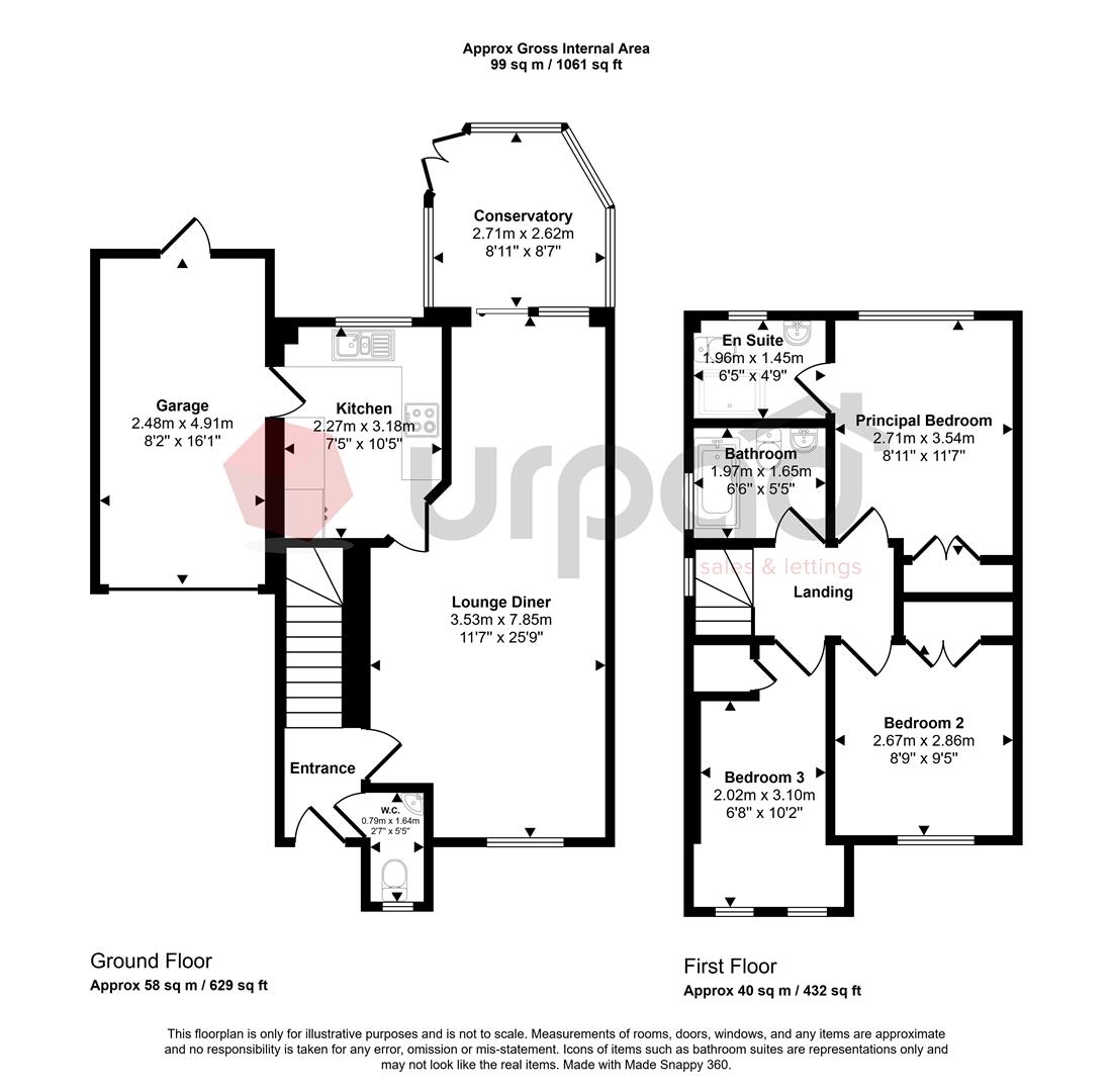 25, Elizabeth Way*, Mangotsfield floorplan