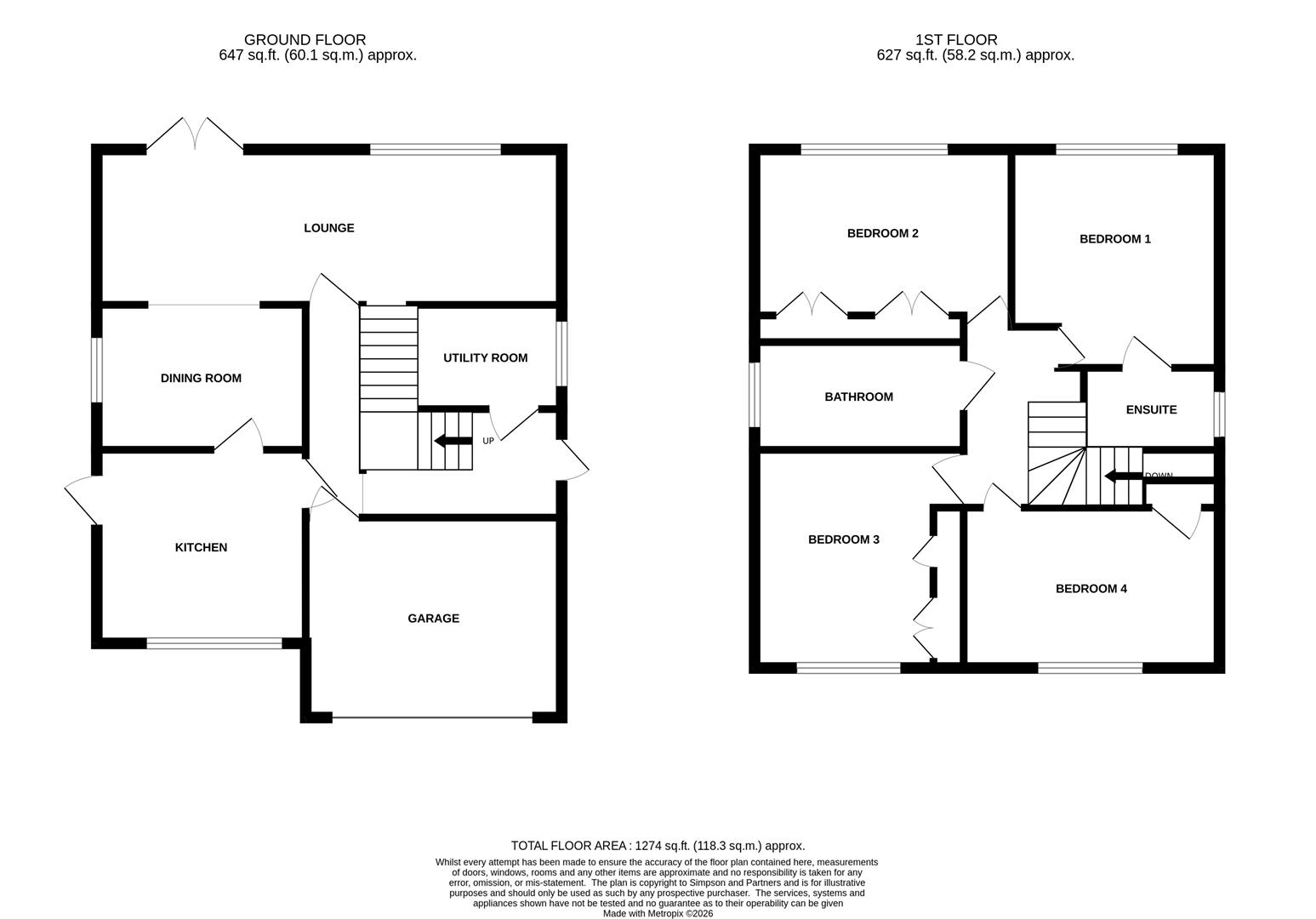 169, Finedon Road, Irthlingborough floorplan