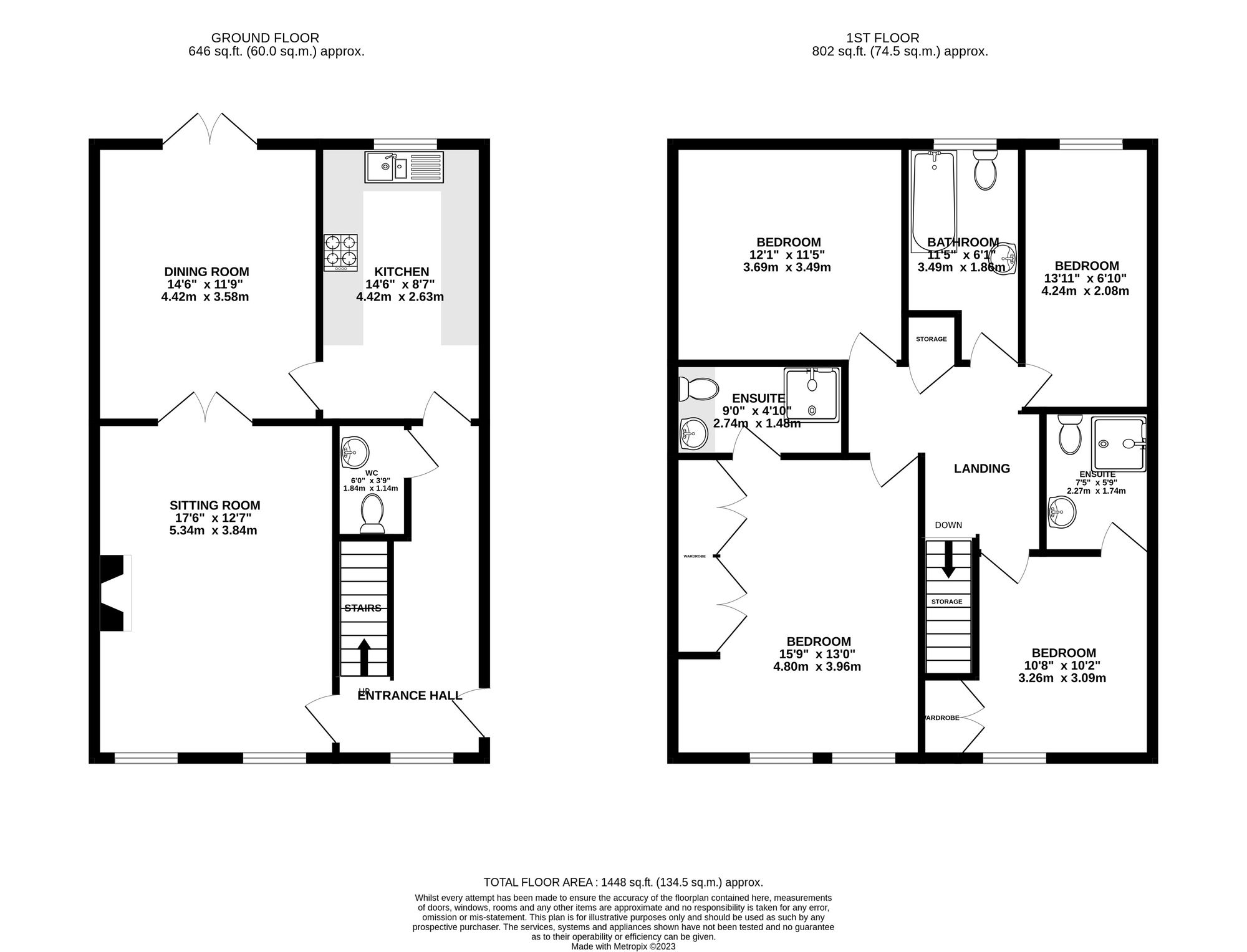 6 Brook Manor Turners Hill Road, East Grinstead floorplan