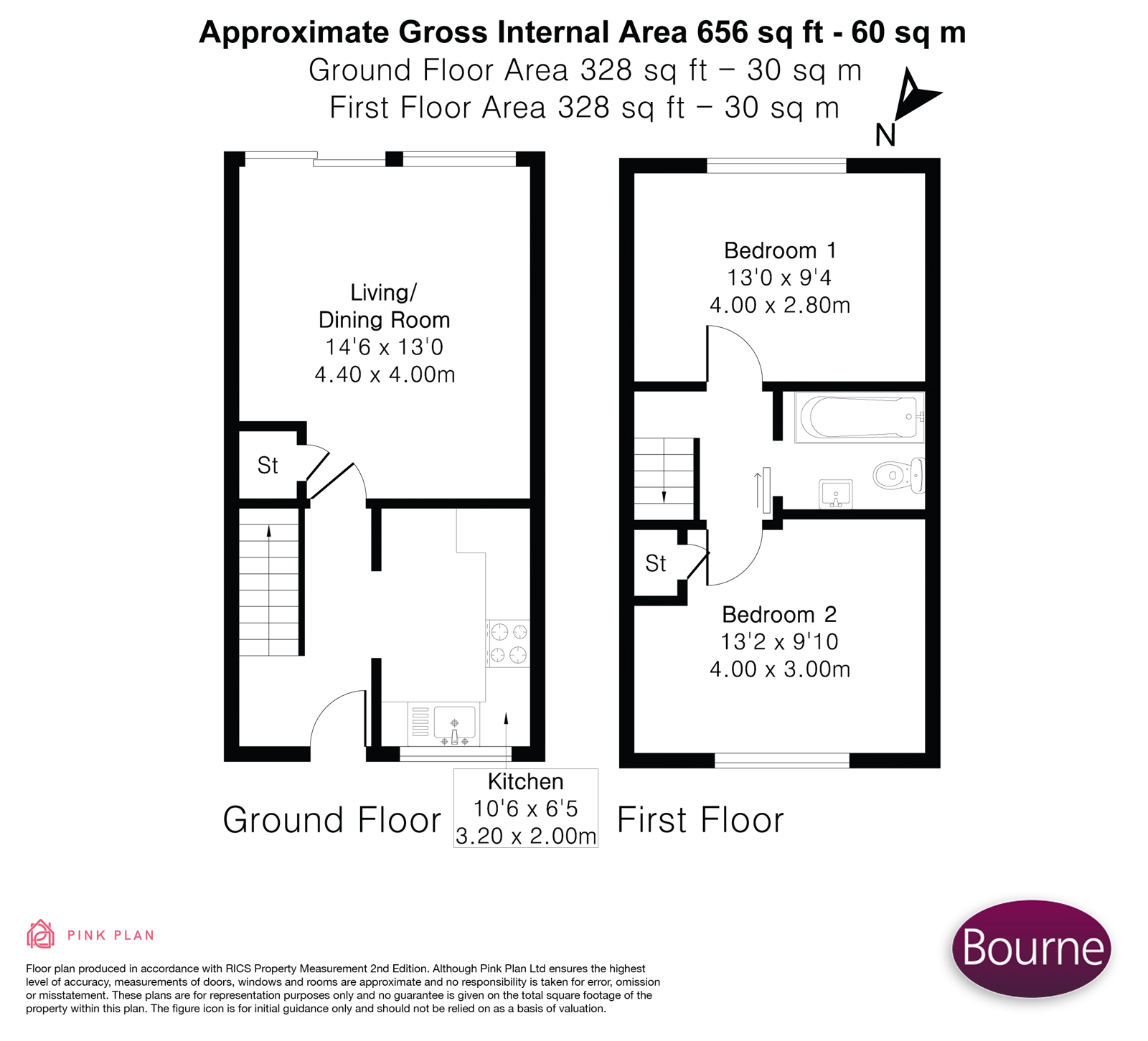 11, Hurlands Place, Farnham floorplan