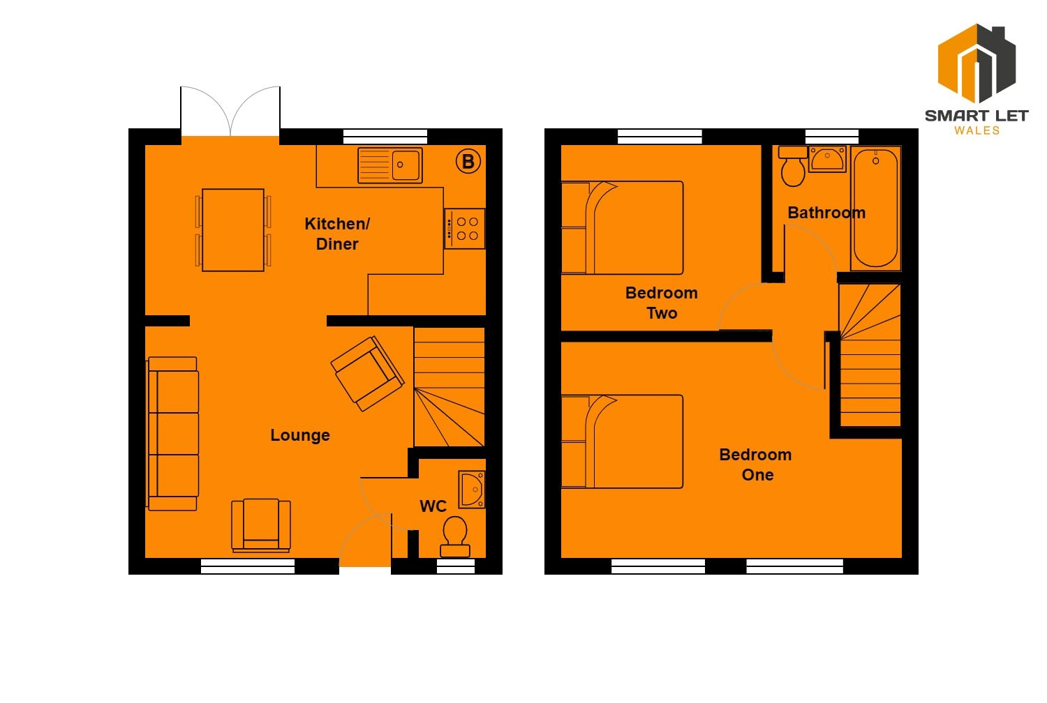 2B East Avenue, Caerphilly floorplan