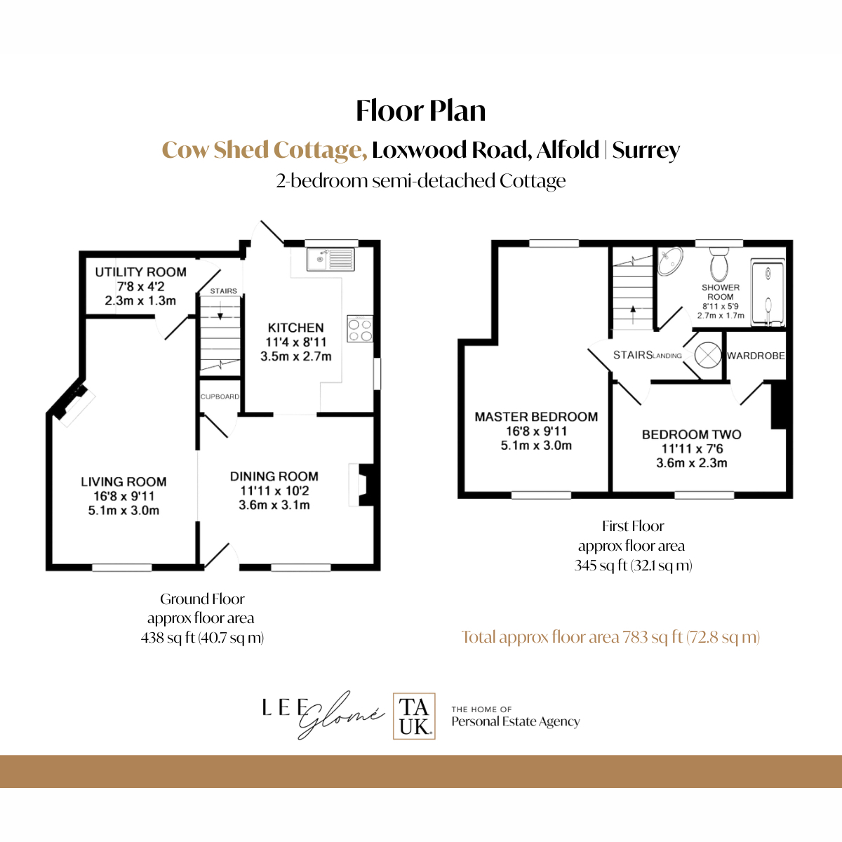 Cow Shed Cottage, Loxwood Road, Cranleigh floorplan