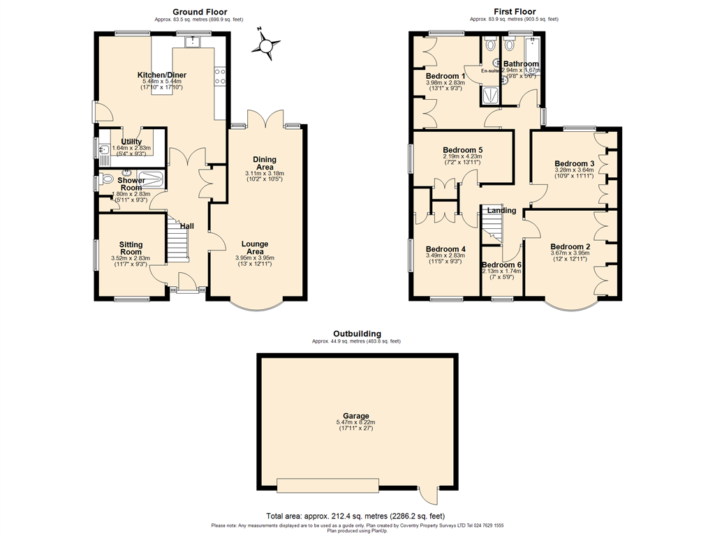 192, Barkers Butts Lane, Coventry floorplan