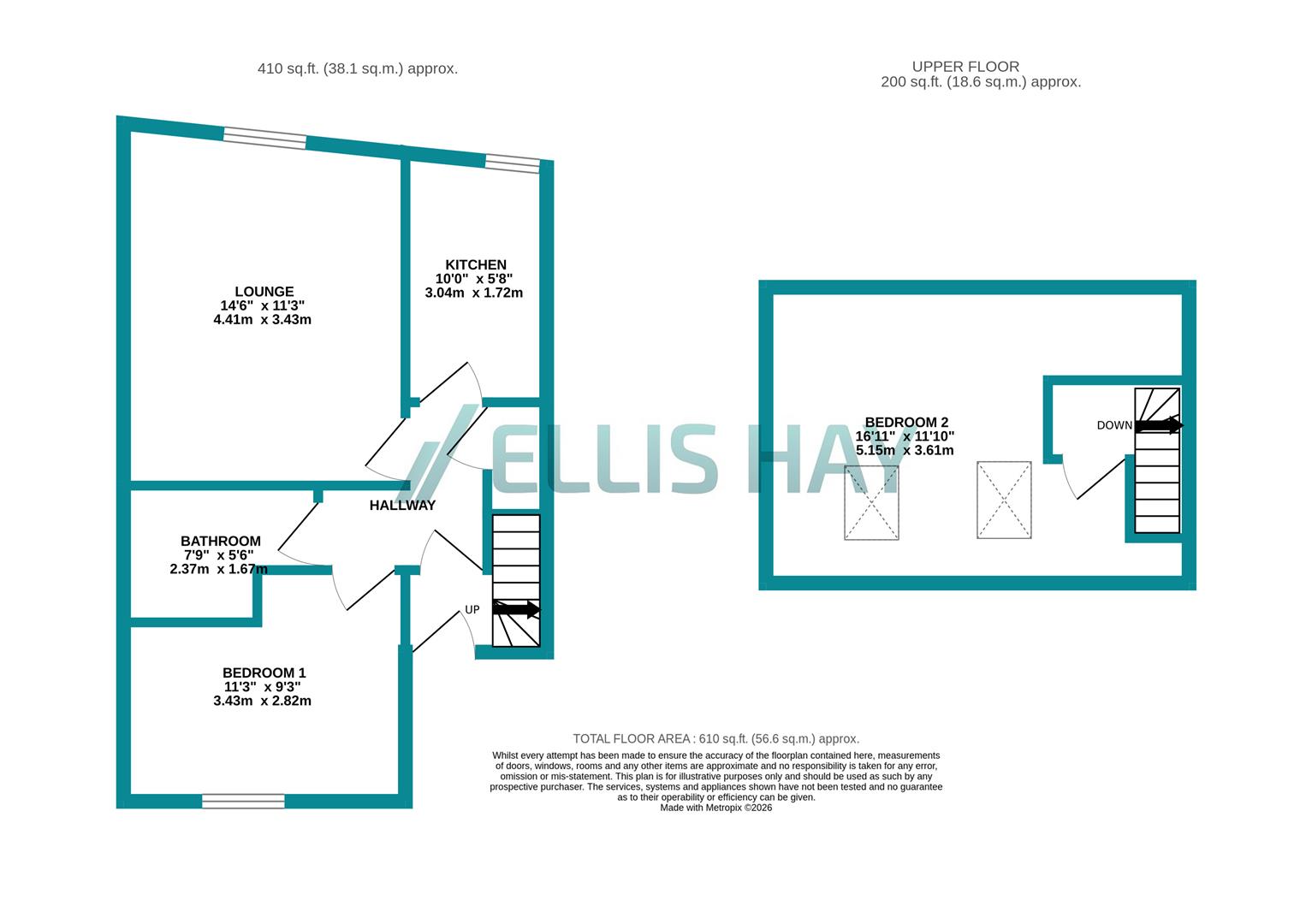 Flat 3, 29, North Marine Road, Scarborough floorplan