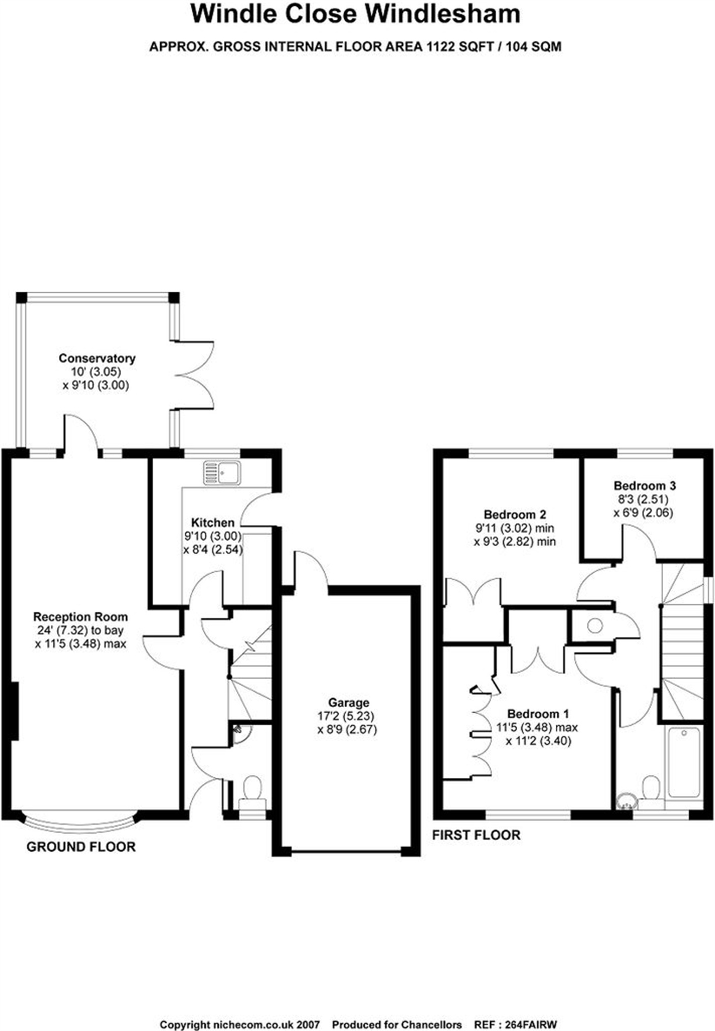 3 Bedrooms Detached house to rent in Windle Close, Windlesham GU20