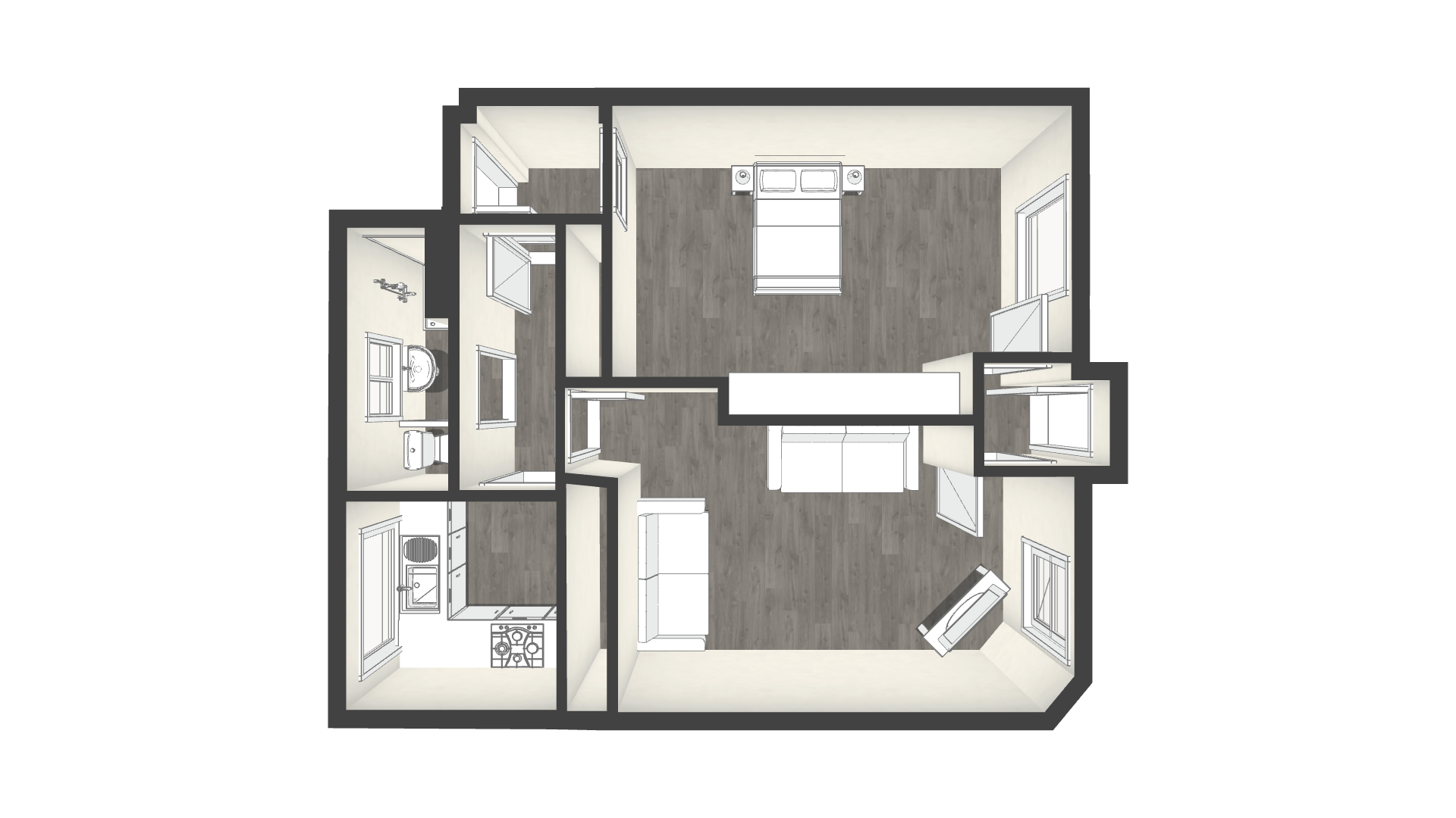 1 Bedrooms Flat for sale in 83 St Leonard Street, Lanark ML11