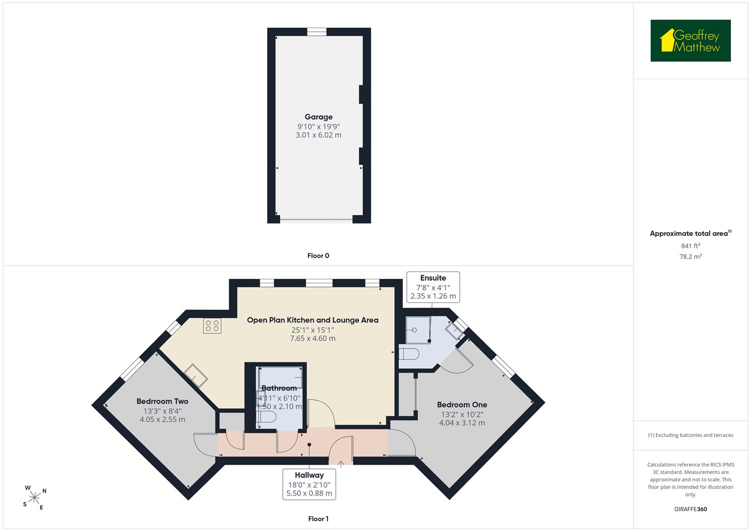 Flat 8, Mendip Lodge, Mendip Way, Great Ashby, Stevenage floorplan