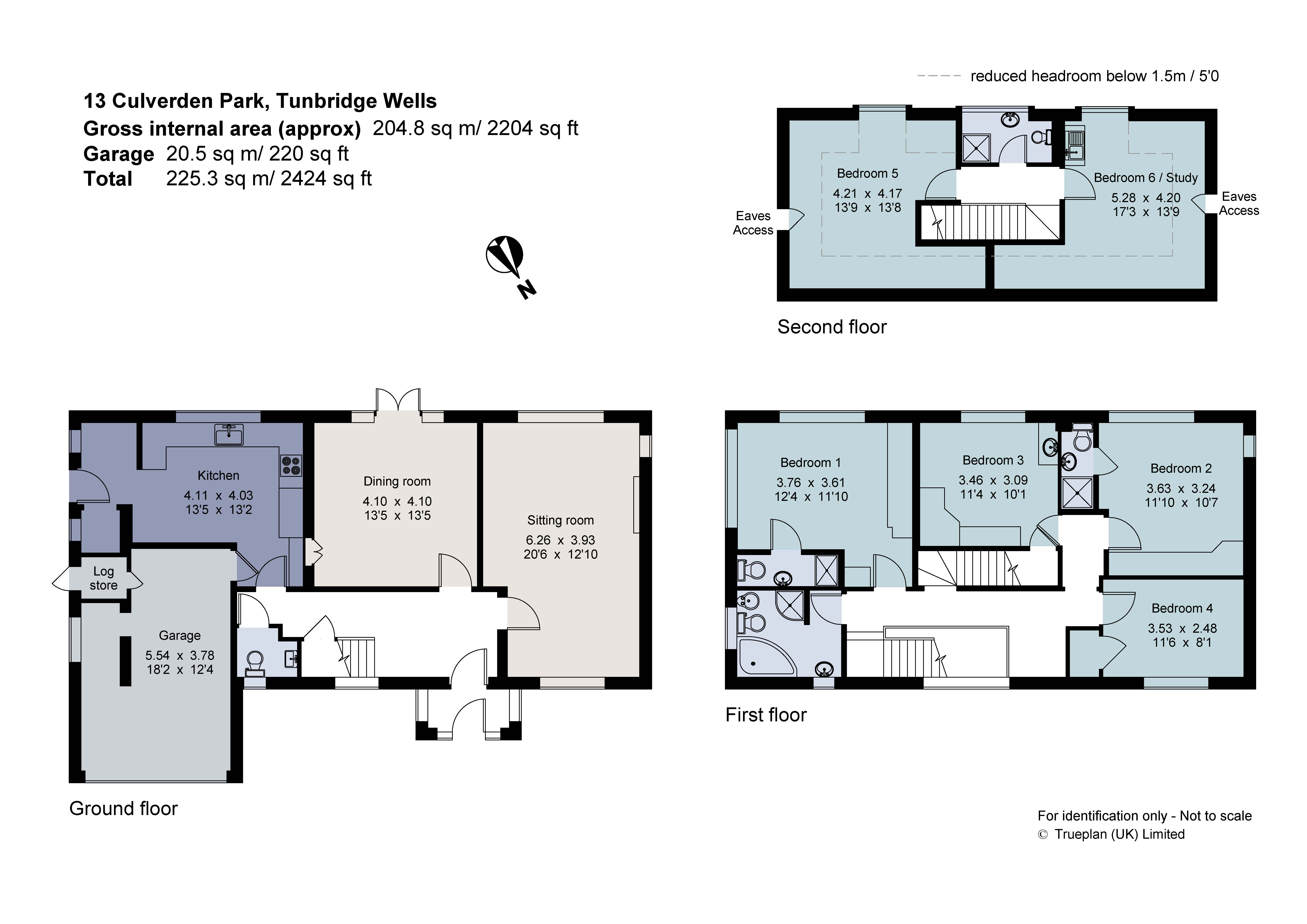 13, Culverden Park, Kent floorplan