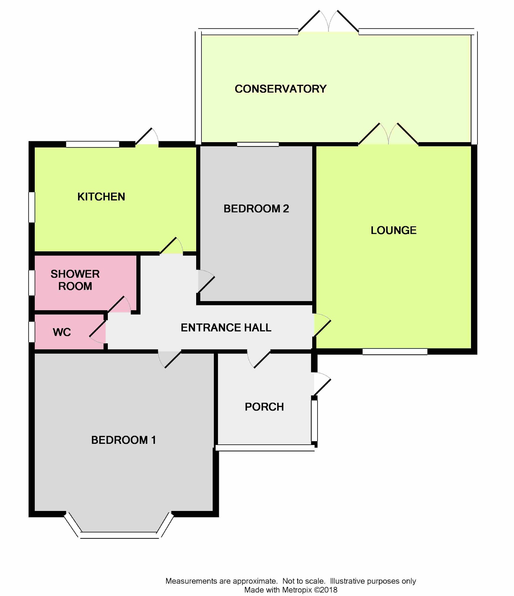 2 Bedrooms Detached bungalow for sale in Hollingbury Gardens, Findon Valley, Worthing, West Sussex BN14