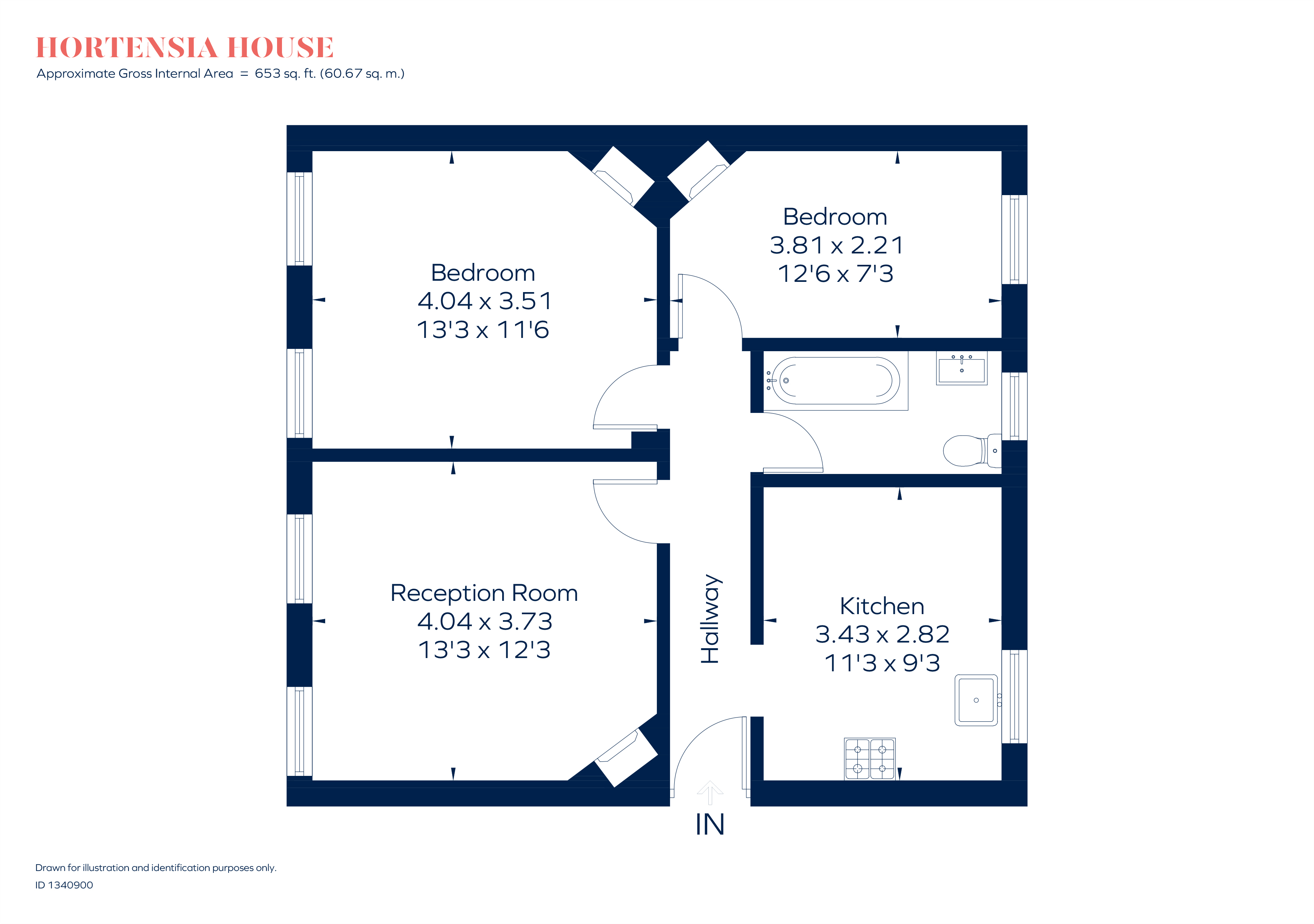 Hortensia Road, London floorplan