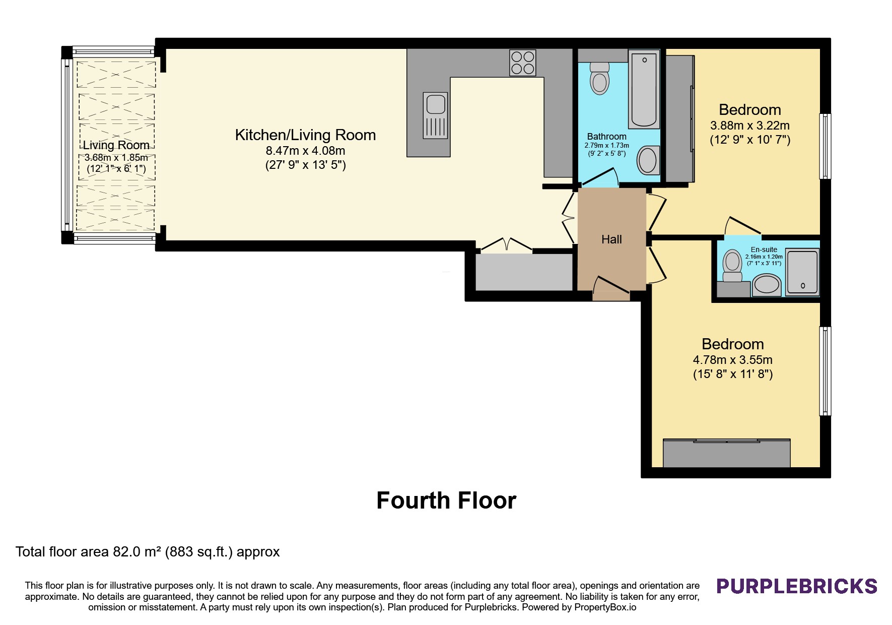 22 Ensign Street, London floorplan