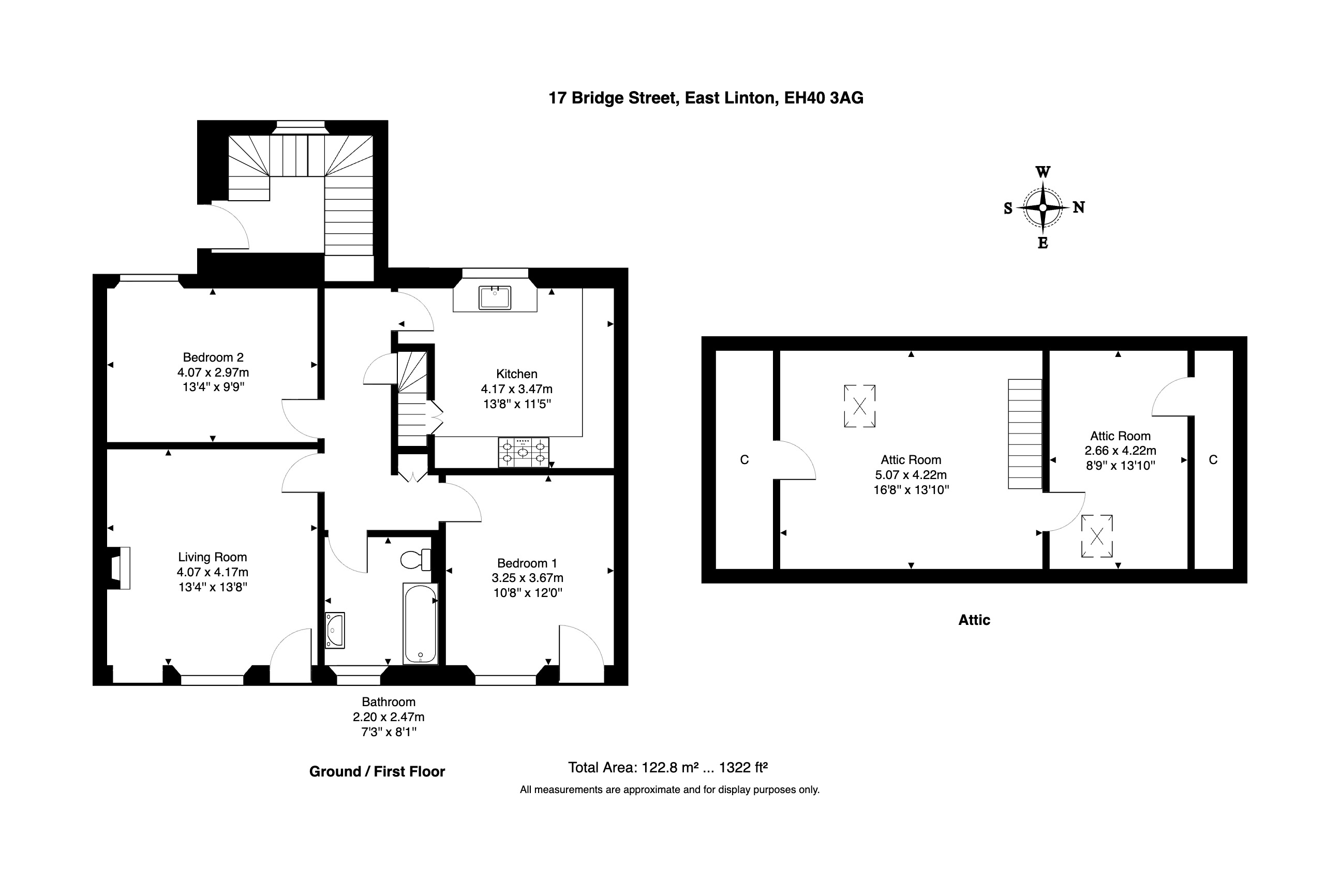17, Bridge Street, East Linton, East Lothian floorplan