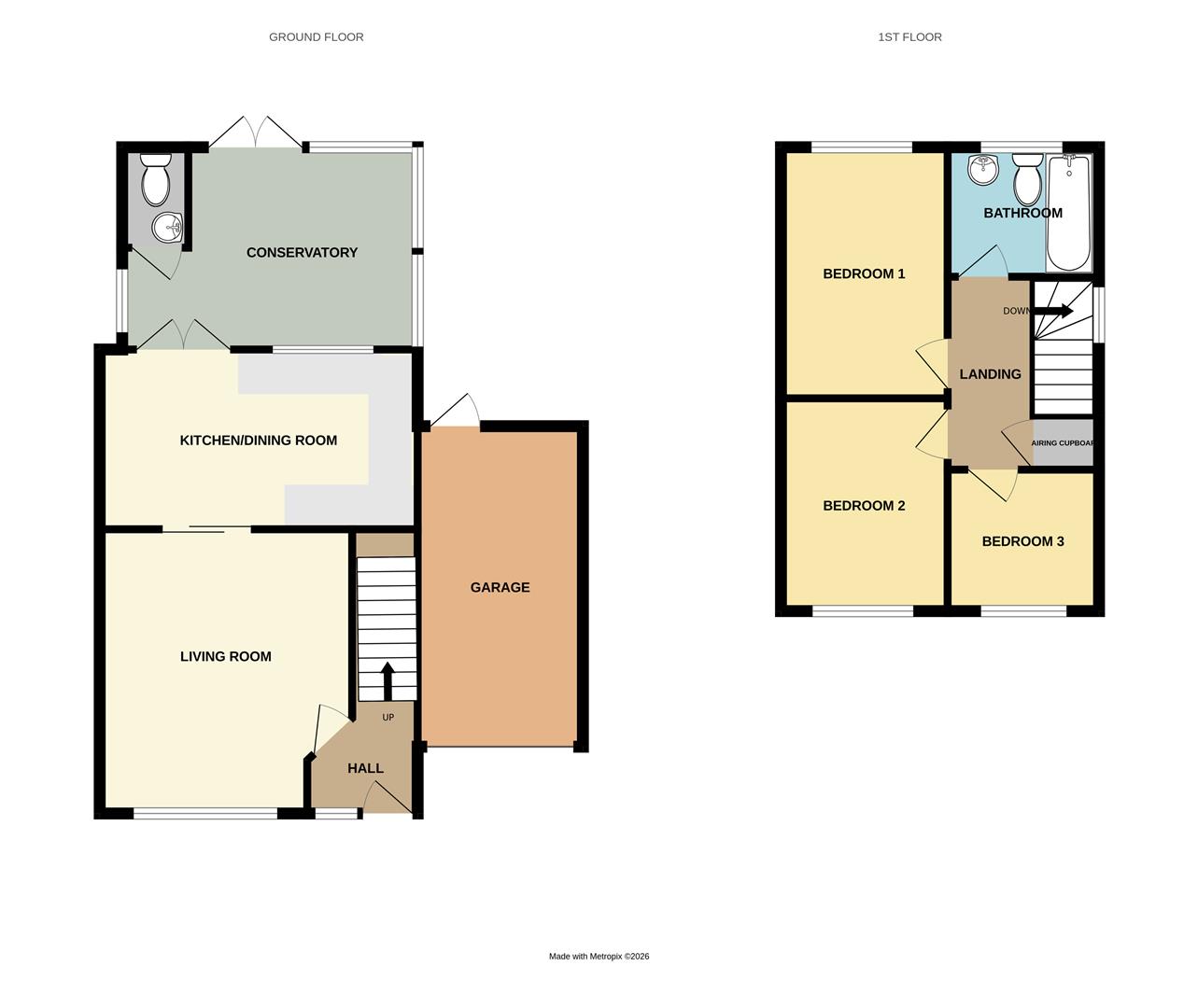 6, Mayflower Close, Bridgwater floorplan