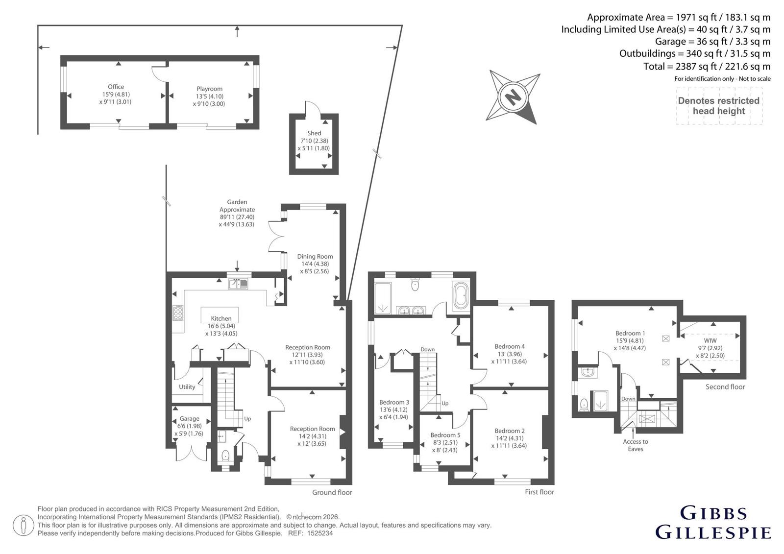 6, The Close, Hertfordshire floorplan