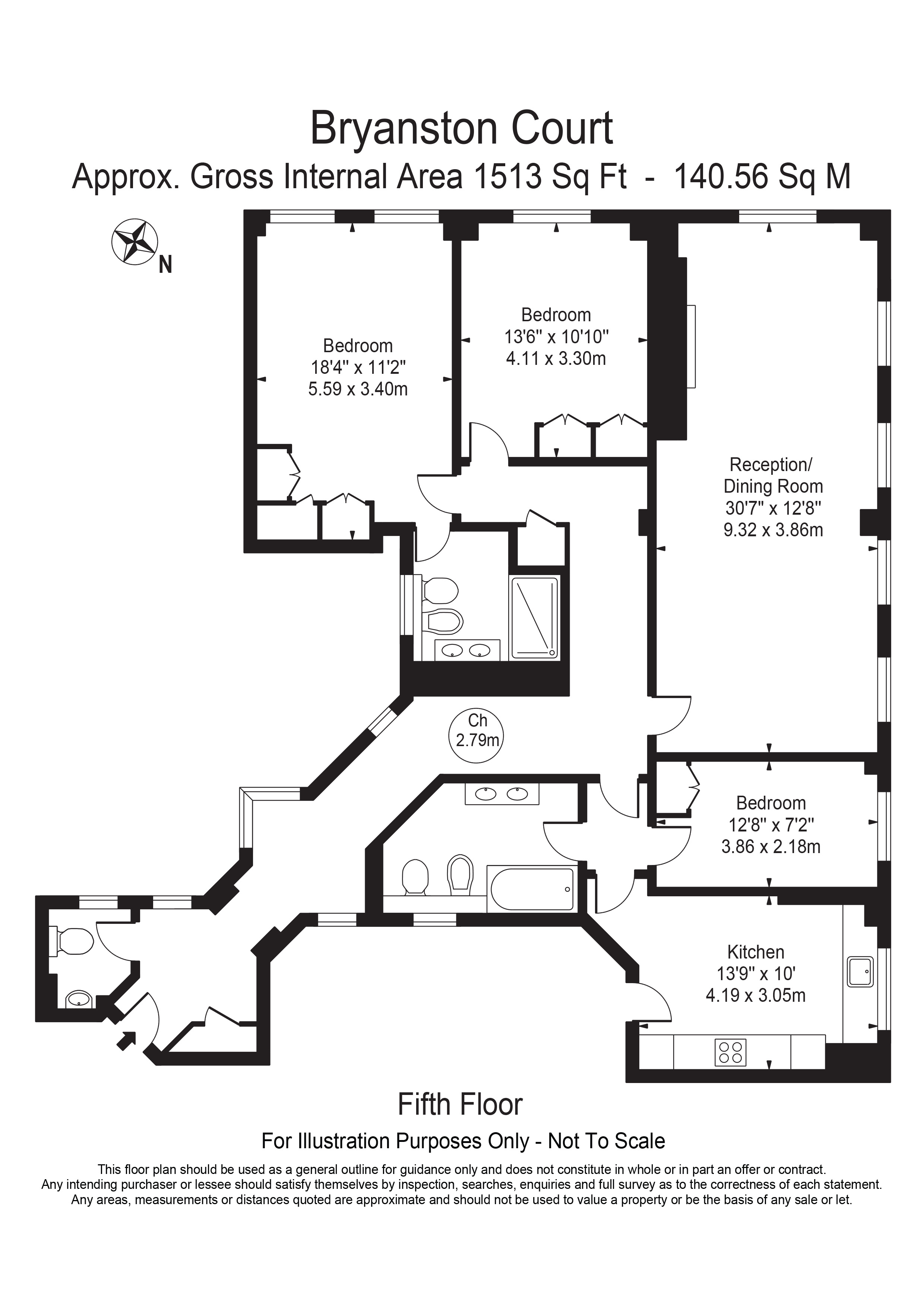 Bryanston Court, Marylebone floorplan