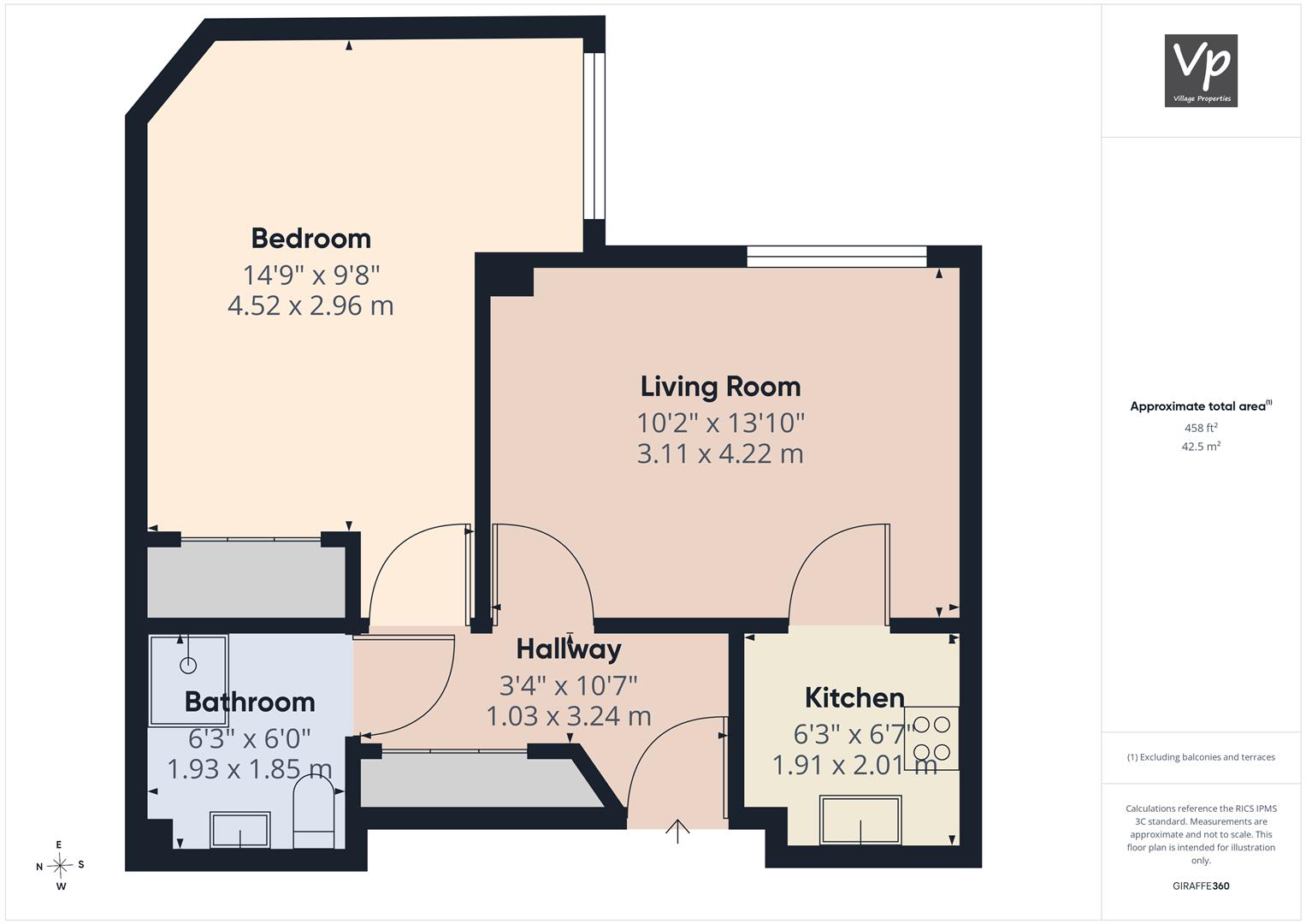 34, York Lodge, Pegusas Court, Park Lane, Reading floorplan