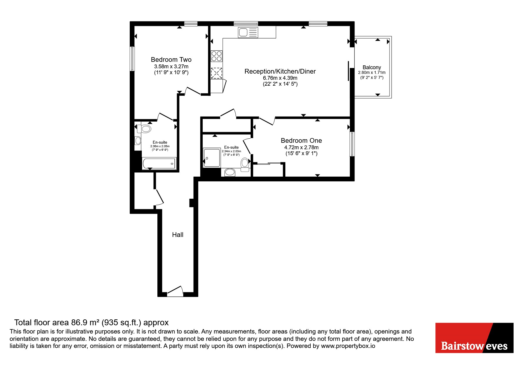 Victoria Avenue, Essex floorplan