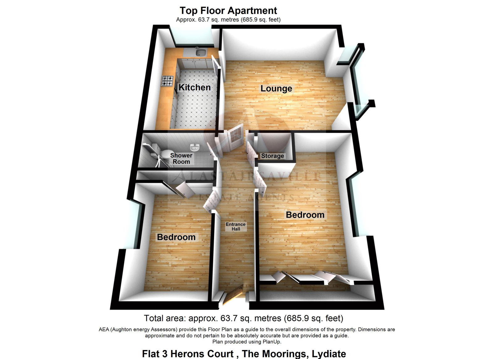 3, Herons Court, Lydiate floorplan