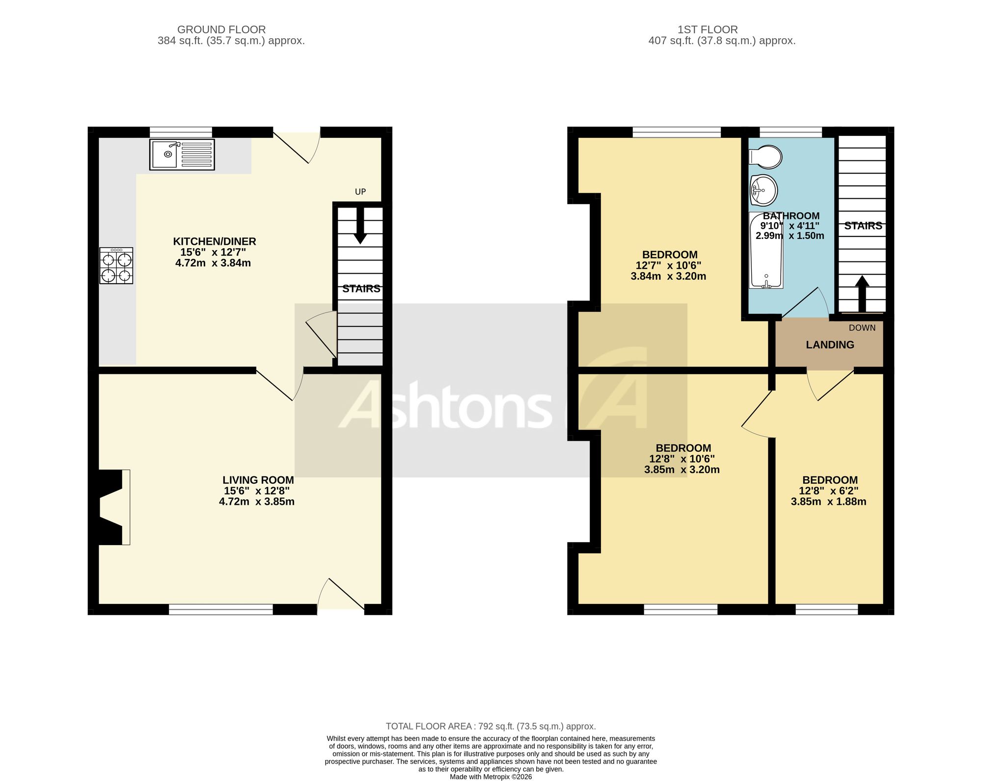 5 High Street, Warrington floorplan