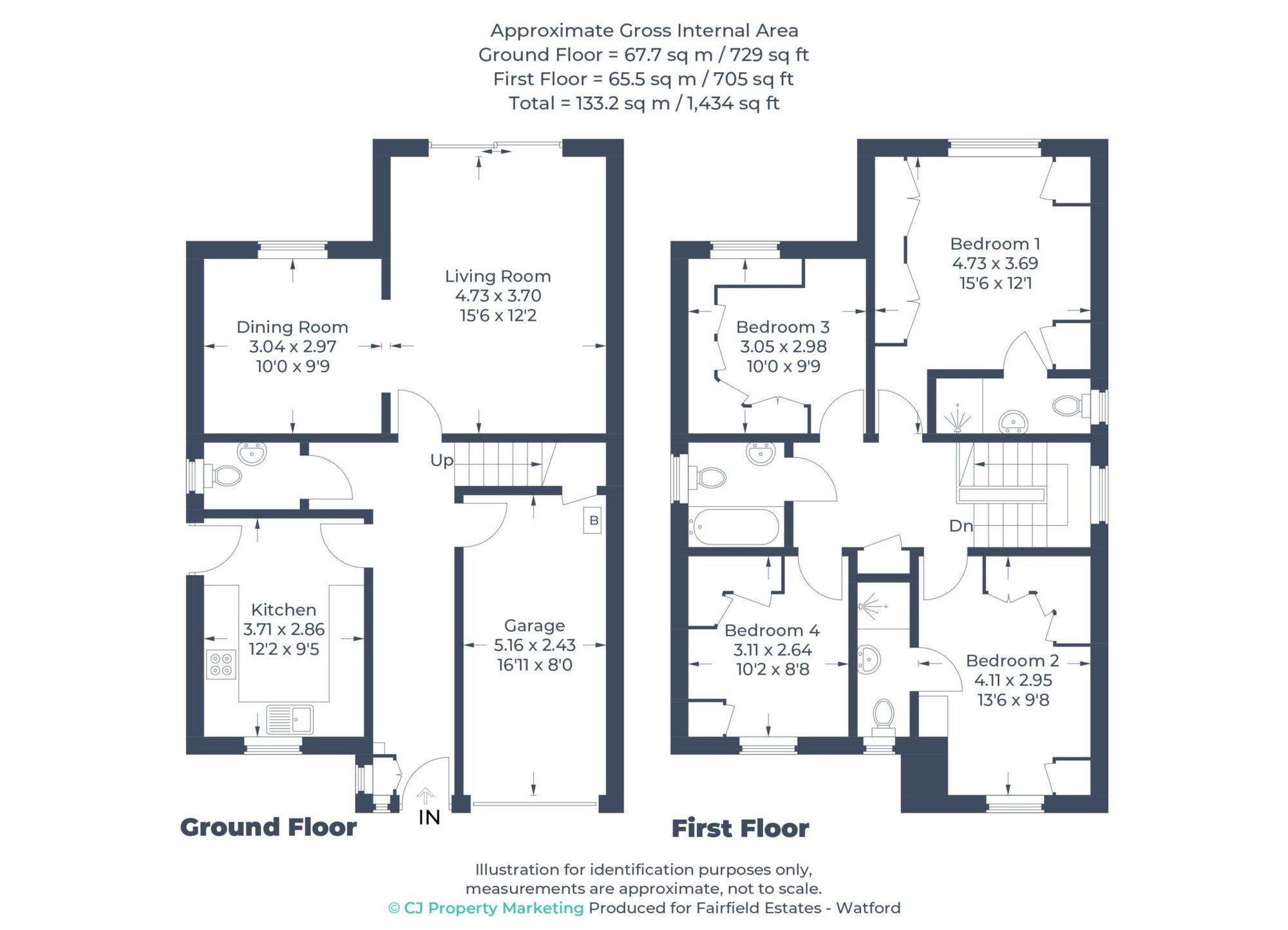 2a Knutsford Avenue, Watford floorplan