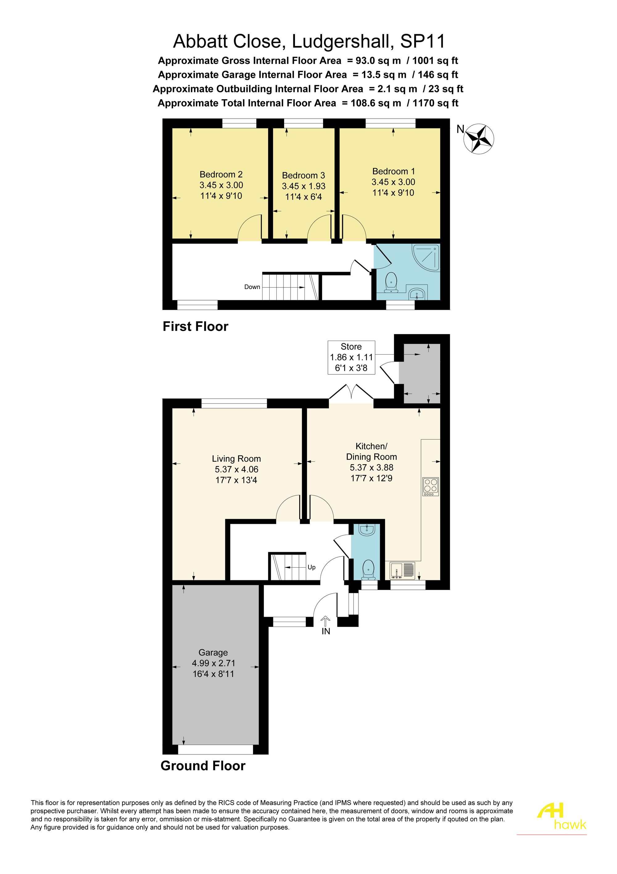 15 Abbatt Close, Andover floorplan