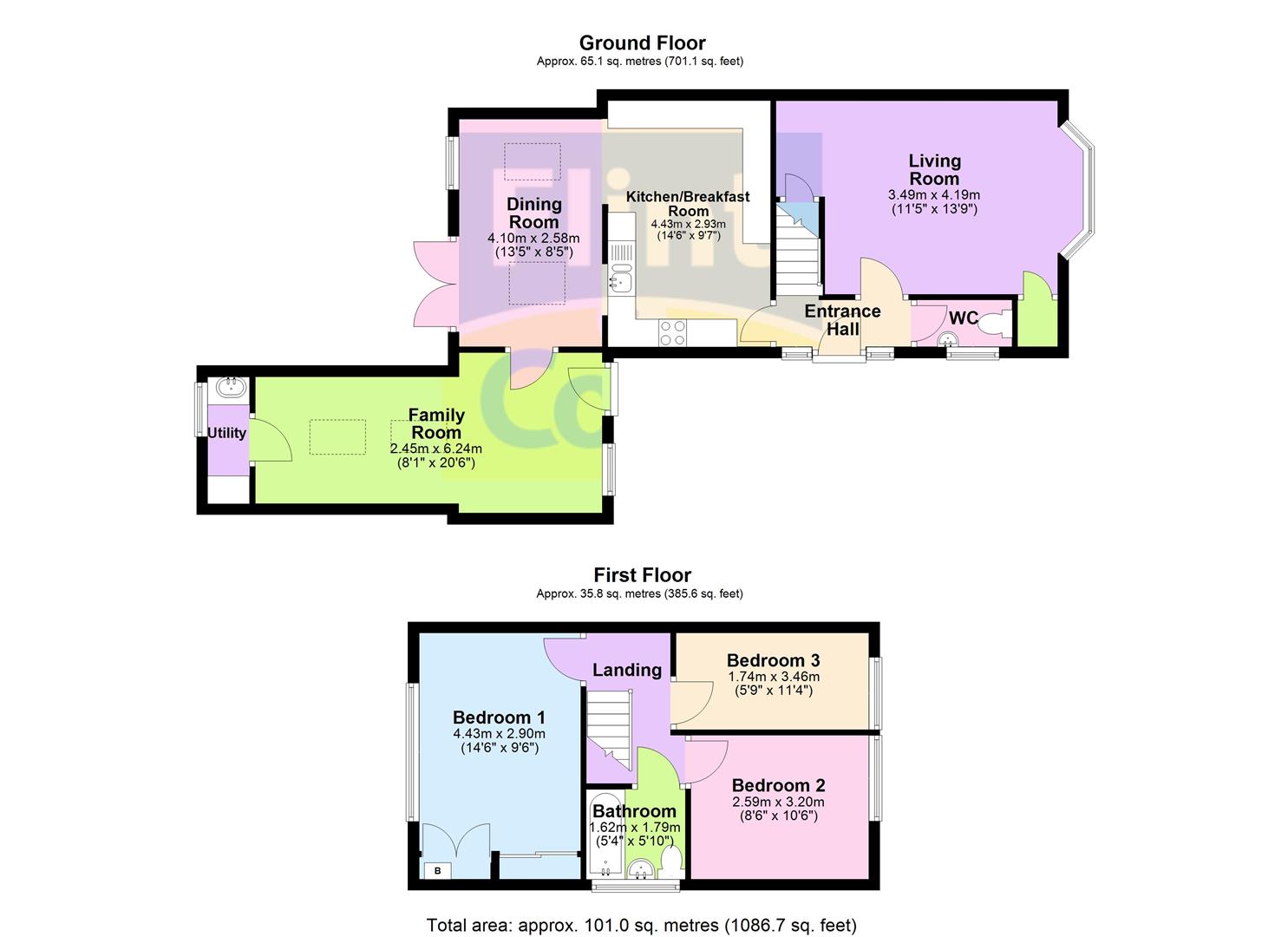 24, White House Drive, Hereford floorplan