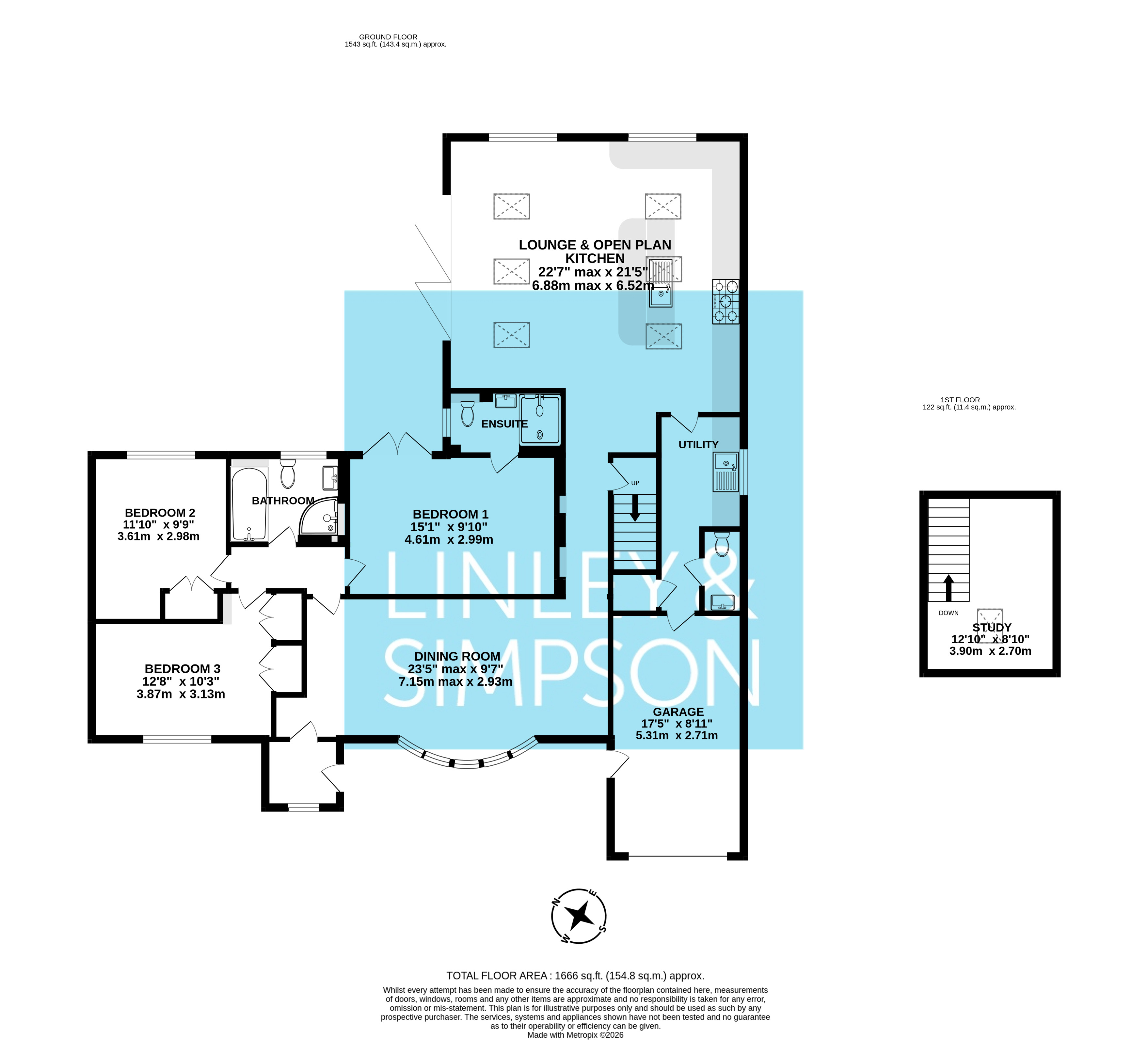 Newton Way, York floorplan