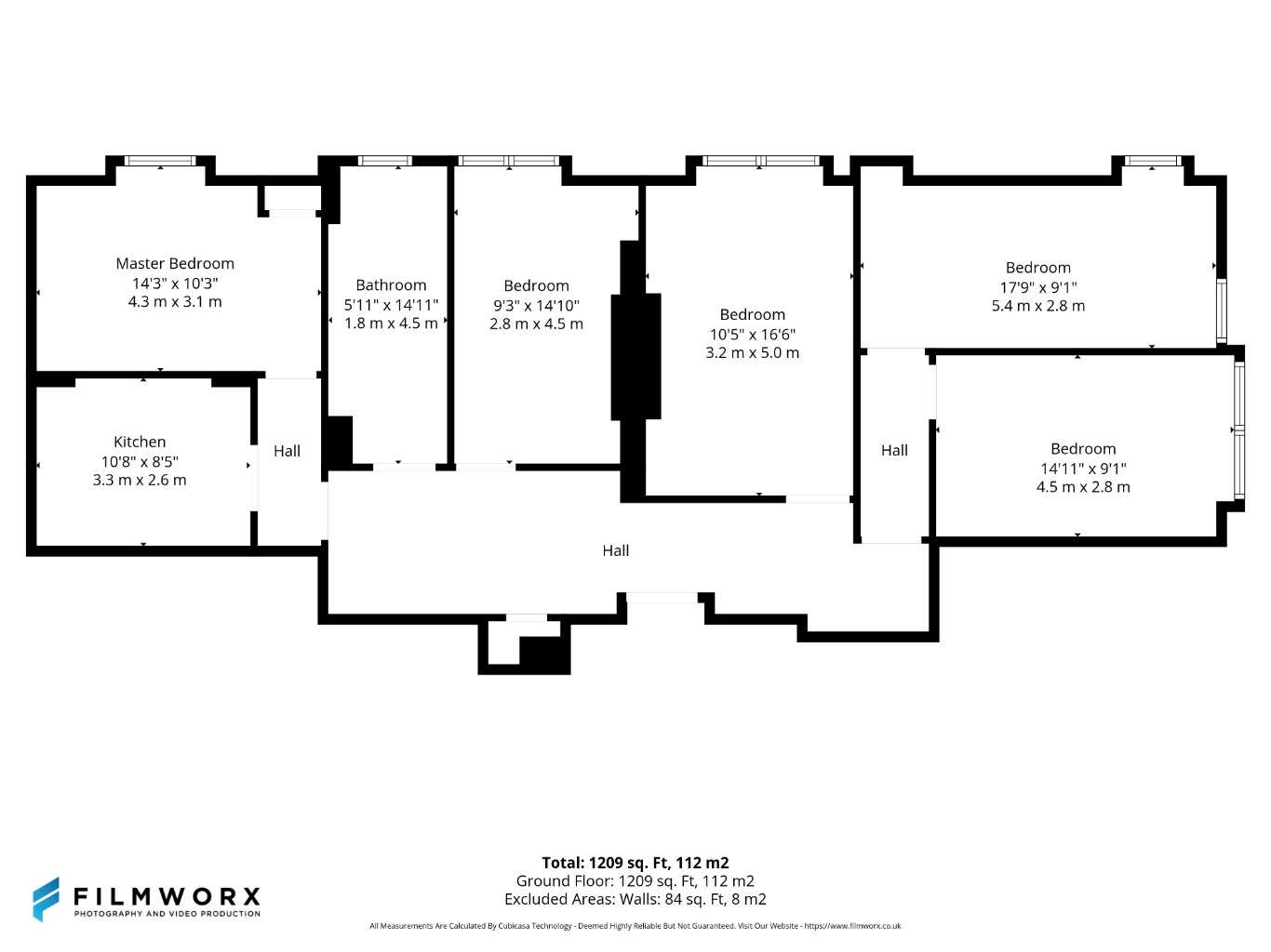 Flat 2/2 3 Dowanside Road Glasgow G12 9YB, Glasgow floorplan