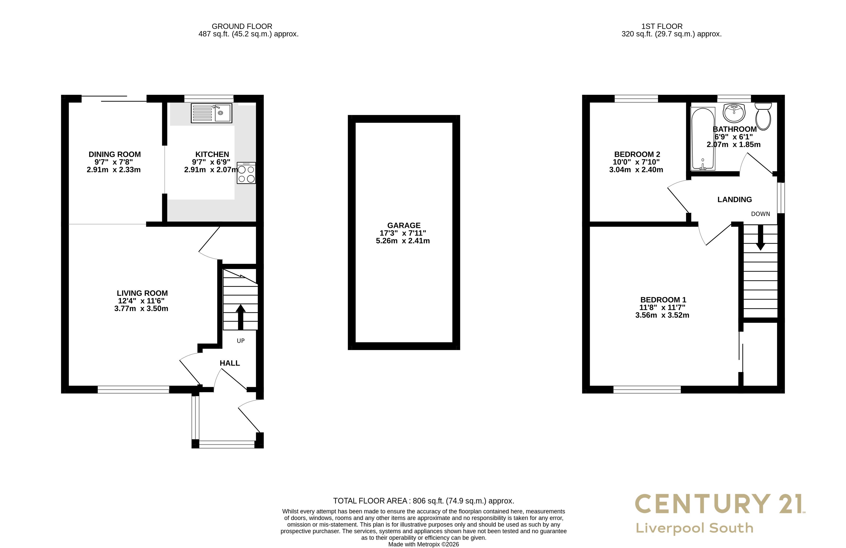21, Watergate Way, LIVERPOOL floorplan