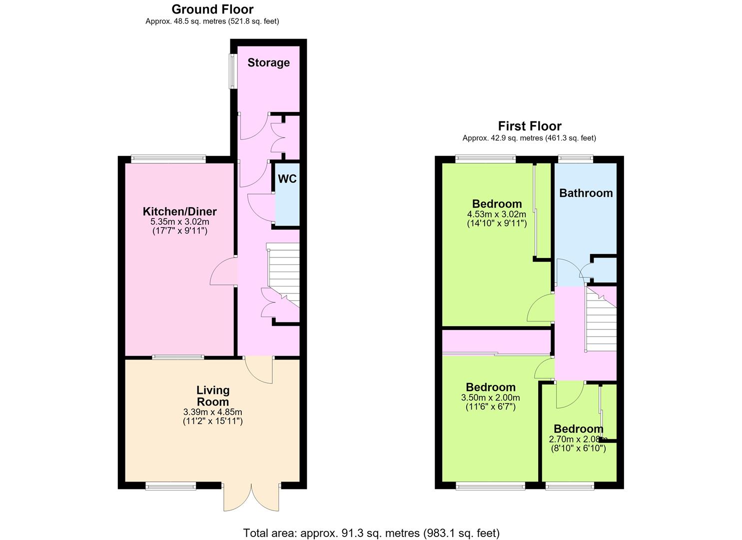 4, Chalfont Way, Worthing floorplan