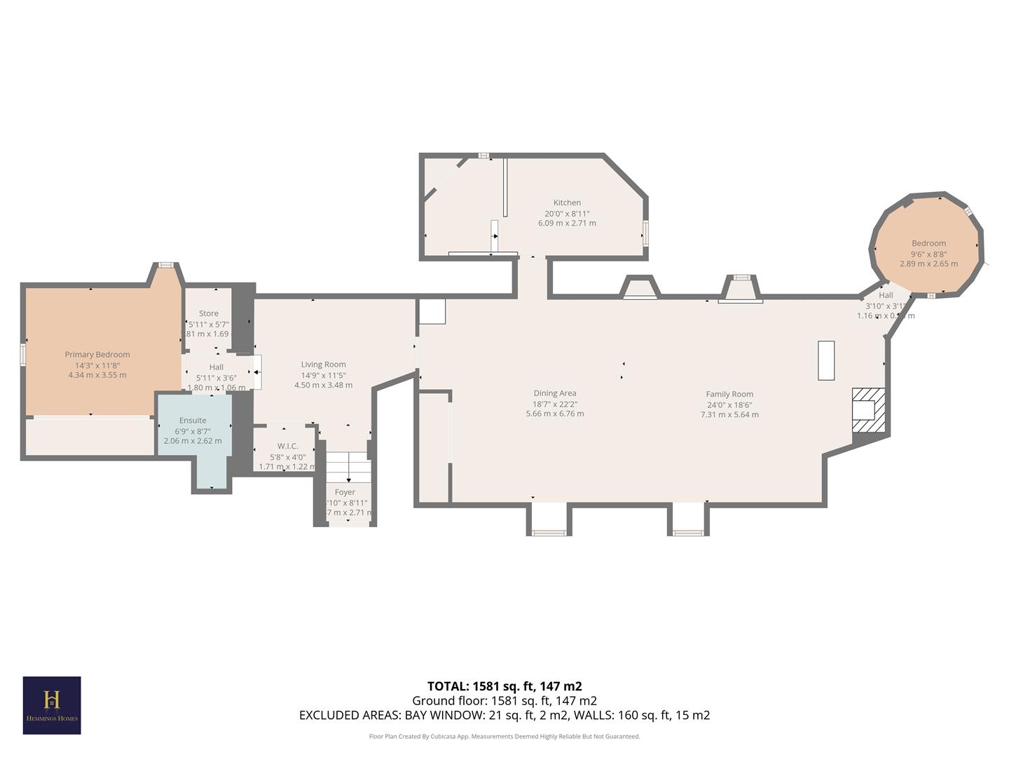 Flat 5, Dalzell House, Dalzell Estate, Motherwell floorplan