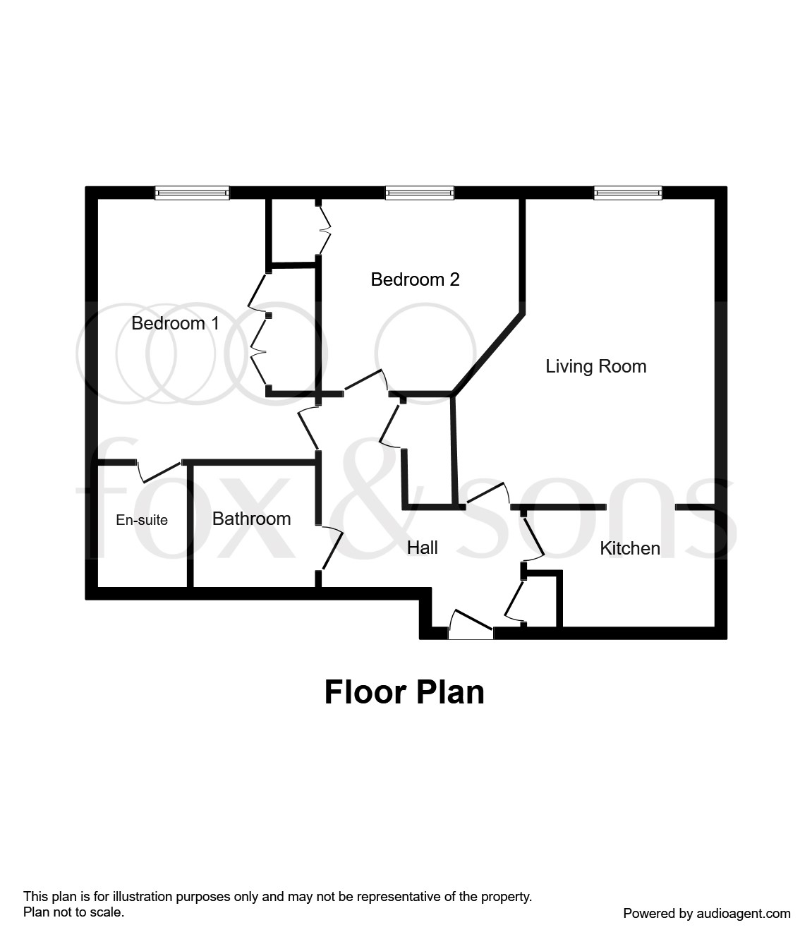 2 Bedrooms Flat for sale in The Piazza, Eastbourne BN23