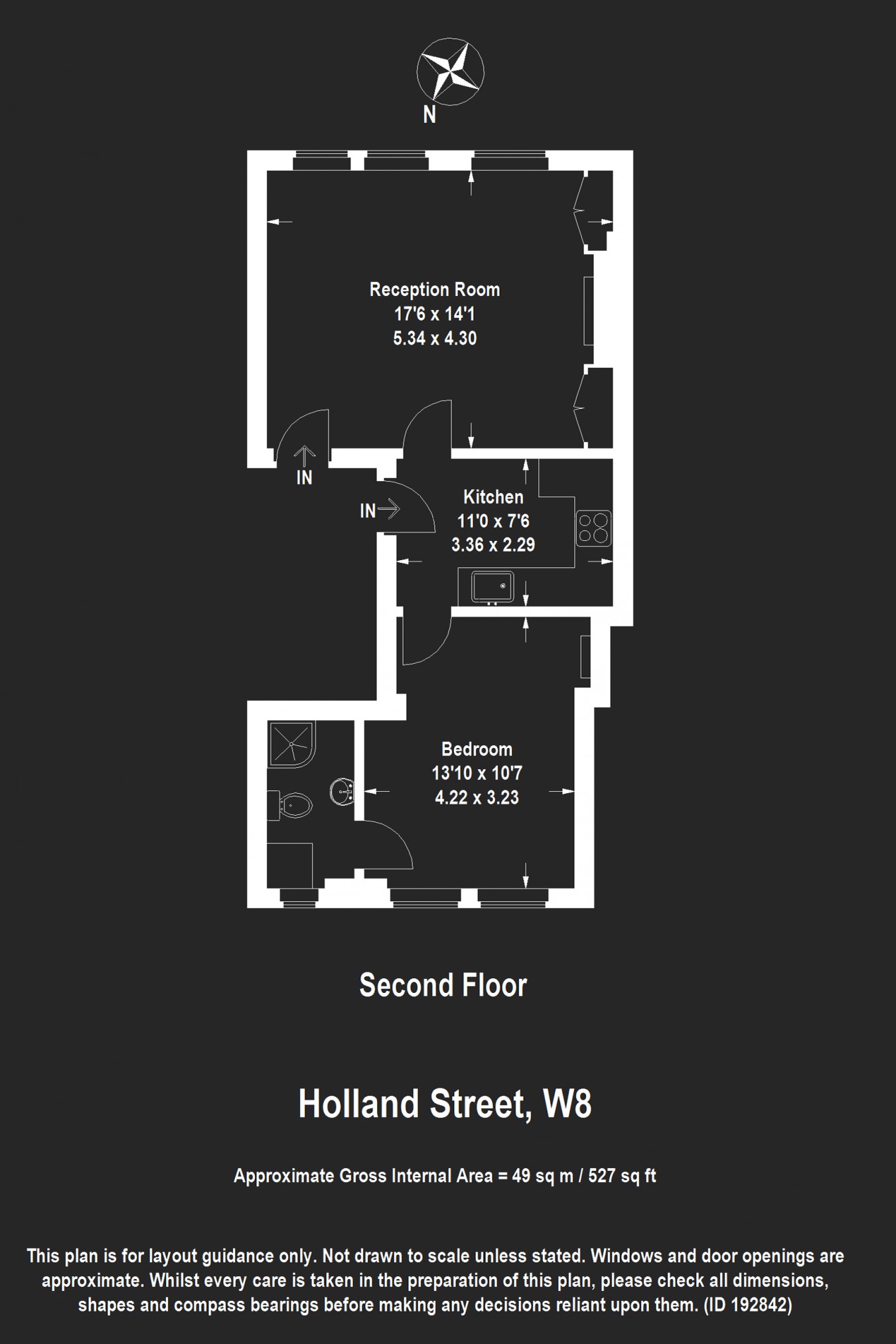 1 Bedrooms Flat to rent in Holland Street, London W8