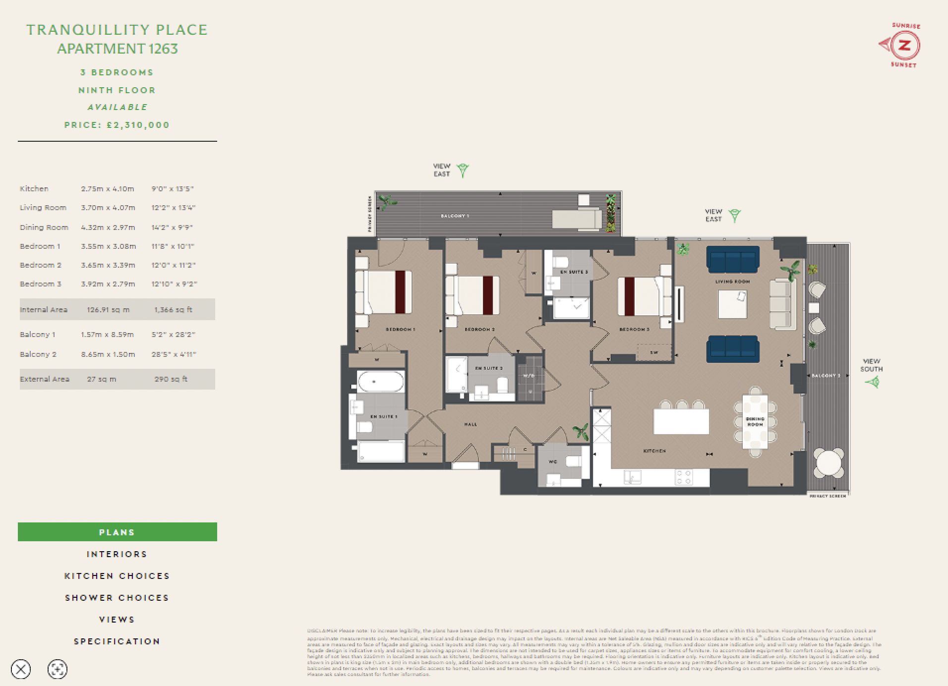 London Dock, Wapping, Arrival Square, London floorplan