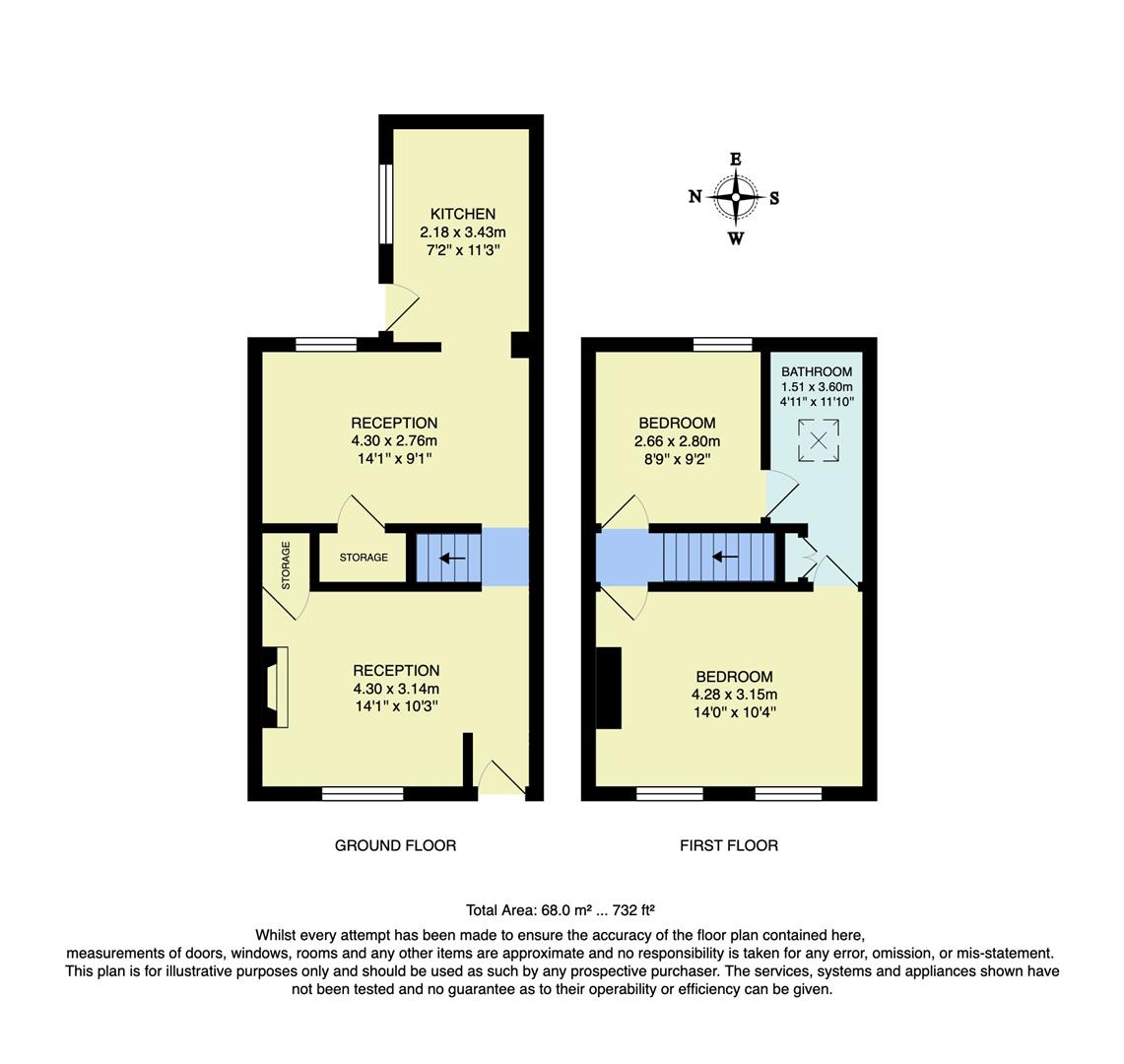 13, Cowley Road, Wanstead floorplan