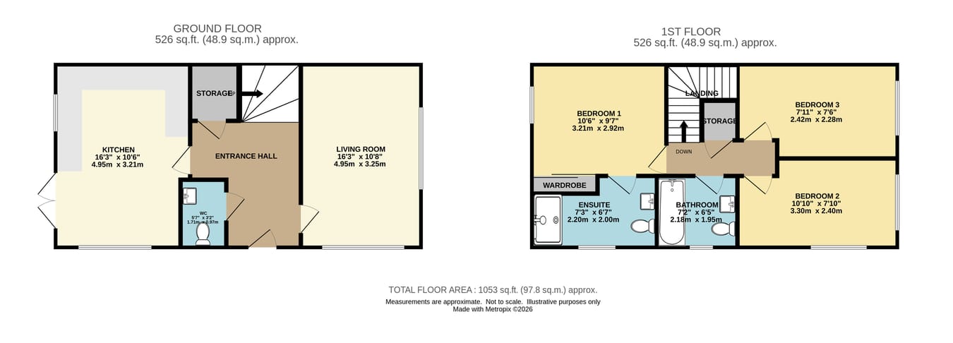 1, Haymeadow Way, Wimborne floorplan
