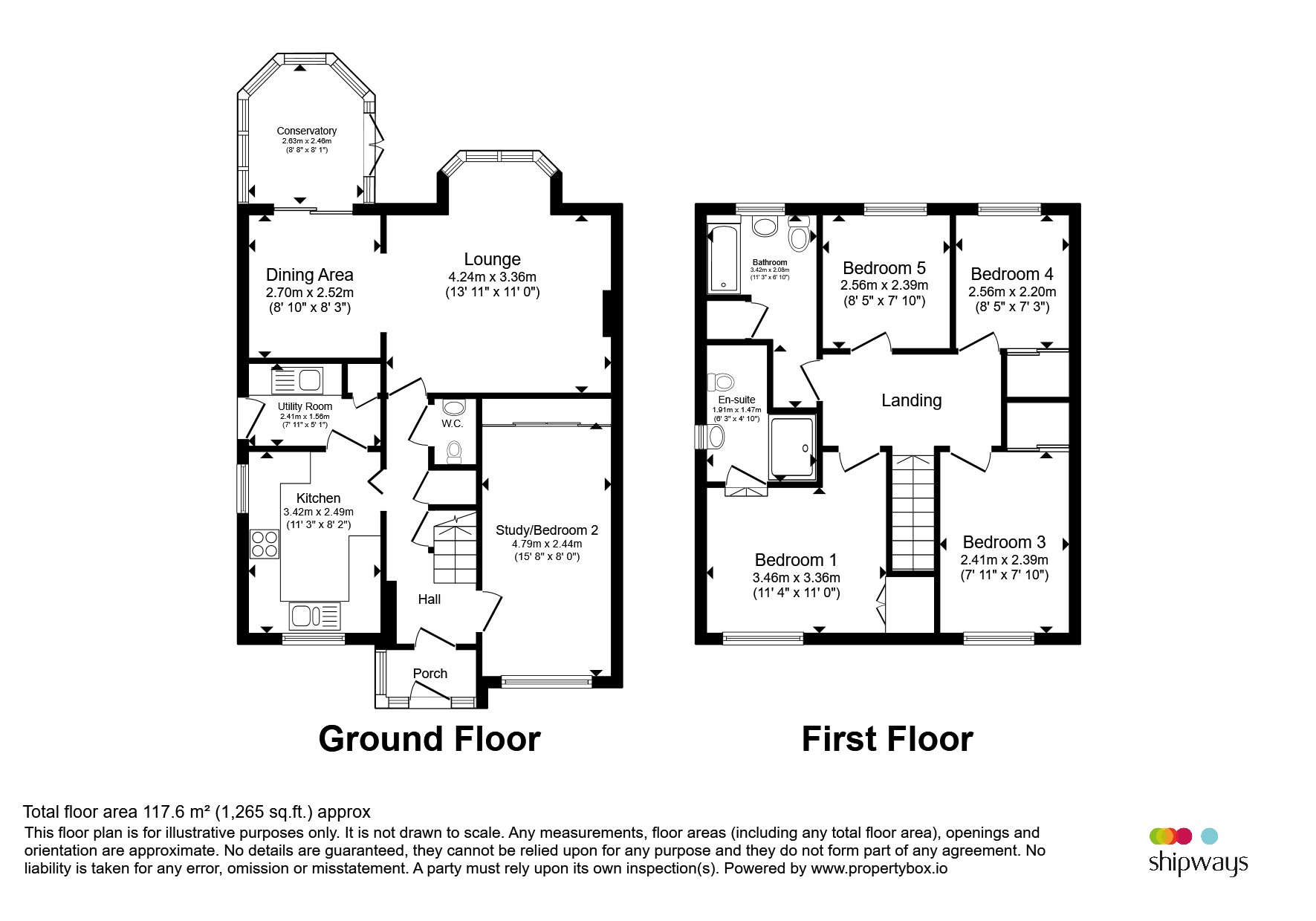 119, Richborough Drive, Dudley floorplan