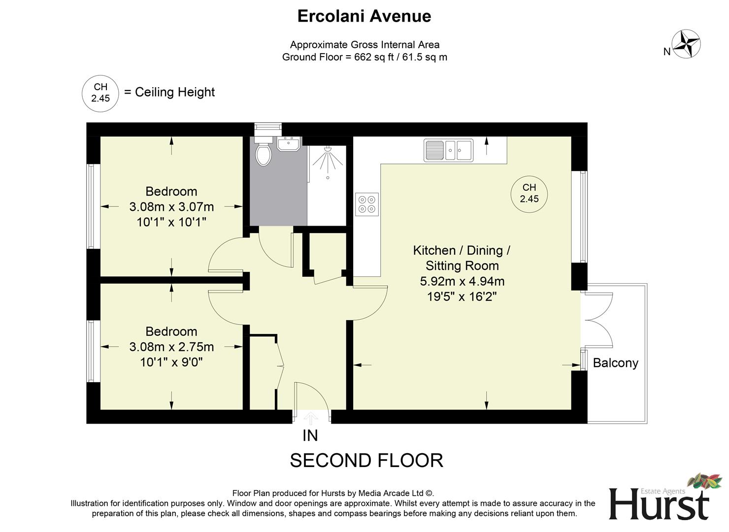 39, Lovegrove House, High Wycombe floorplan