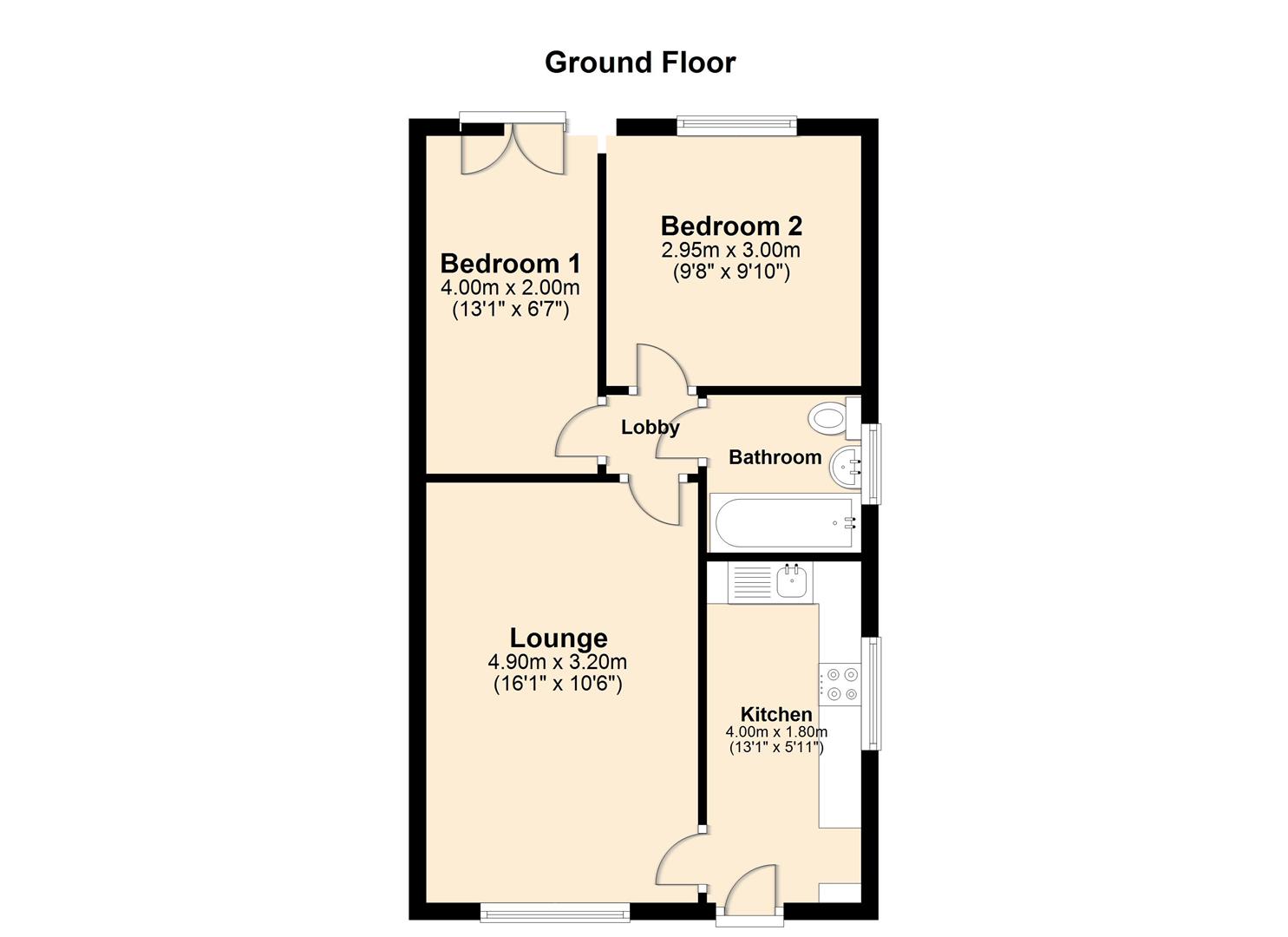 29, Sutton Court, Hull floorplan