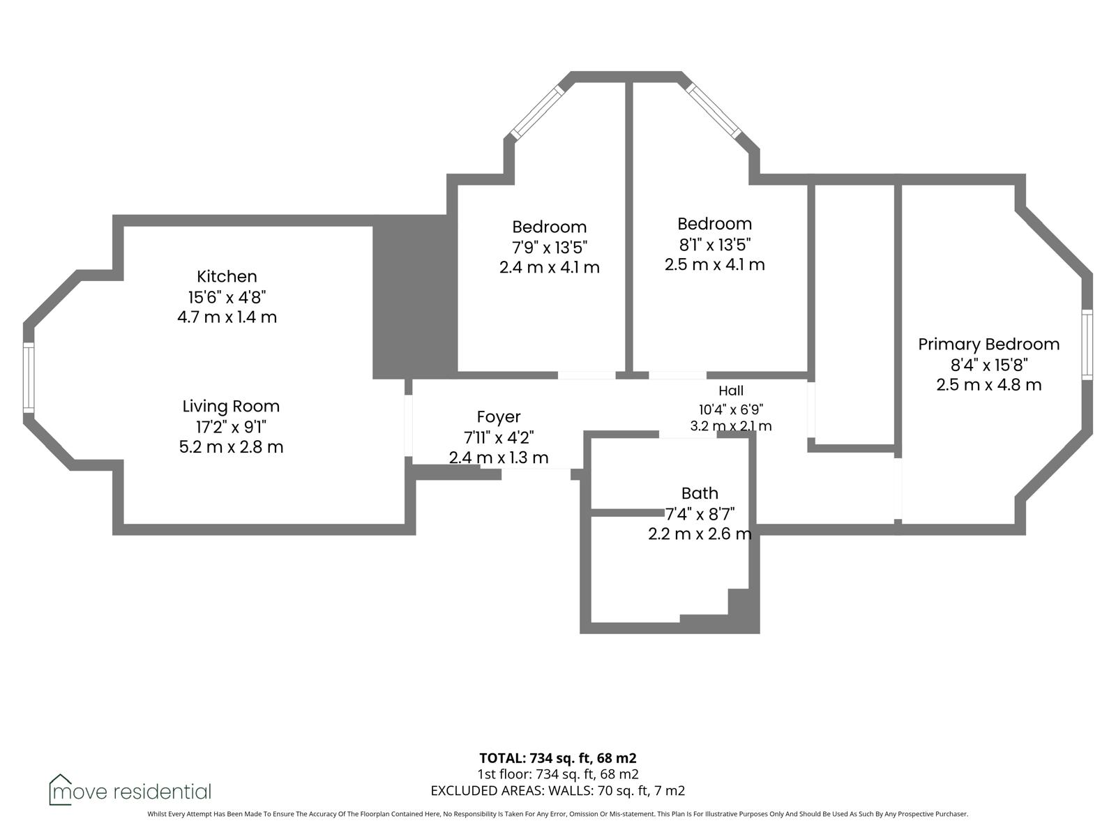 B3, 6, Ullet Road, Liverpool floorplan