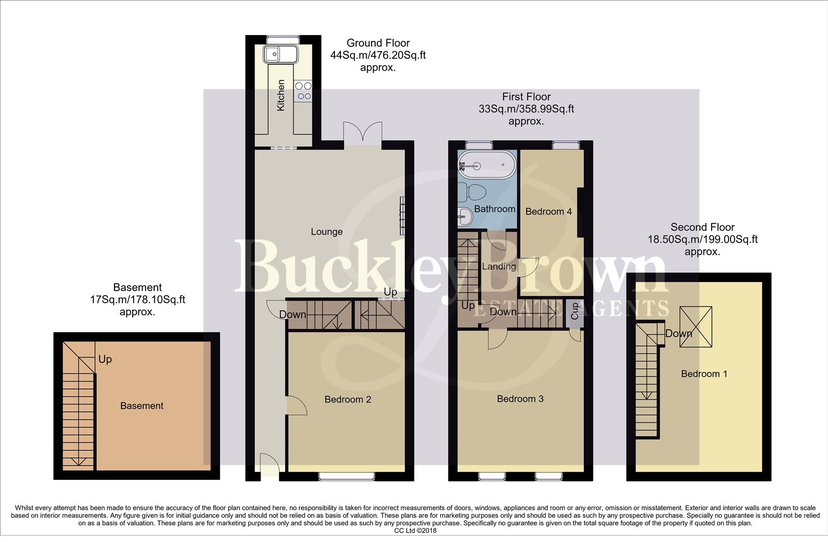 Room 4, 16, Welbeck Street, Mansfield floorplan