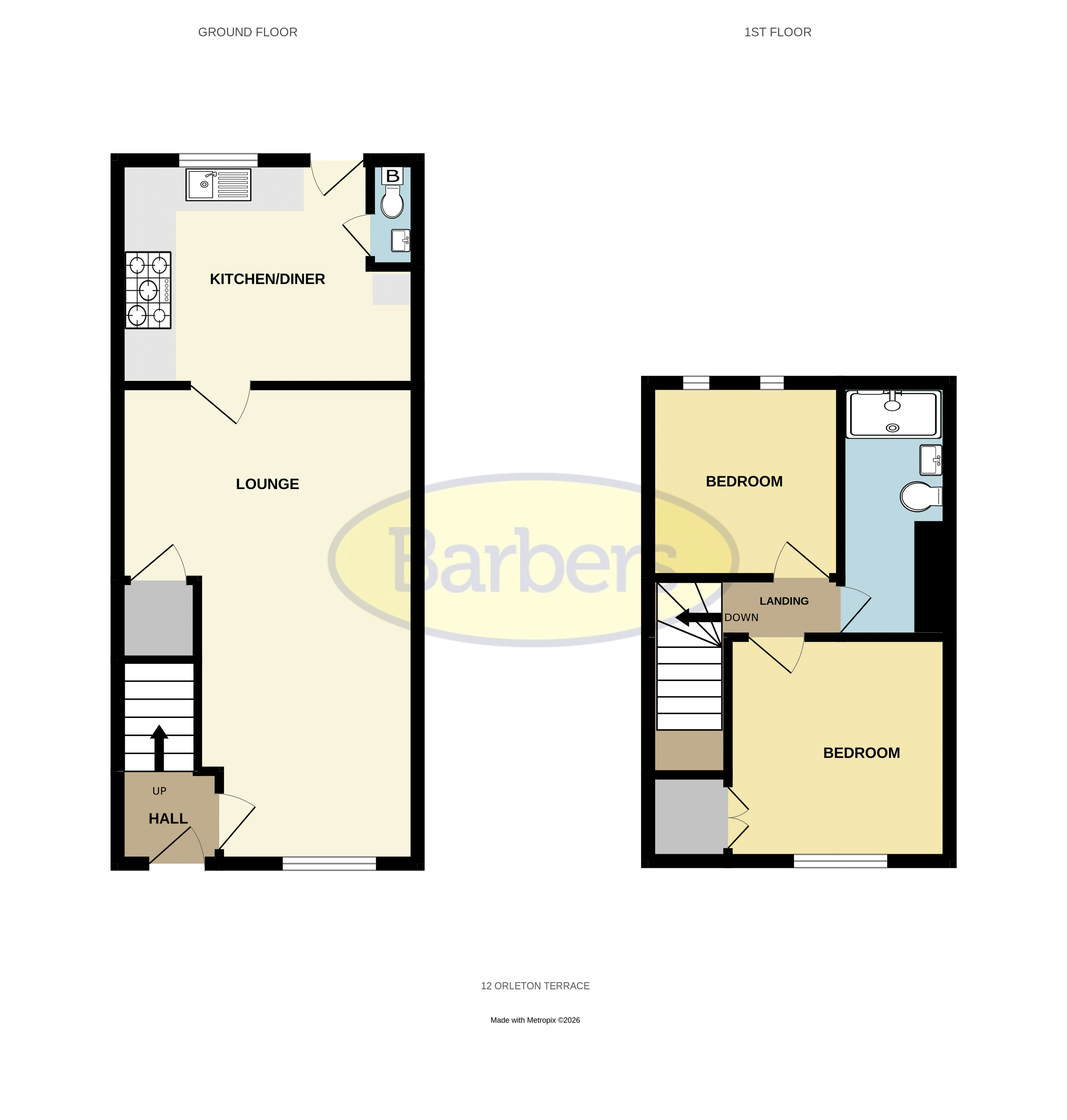 Orleton Terrace, Telford floorplan