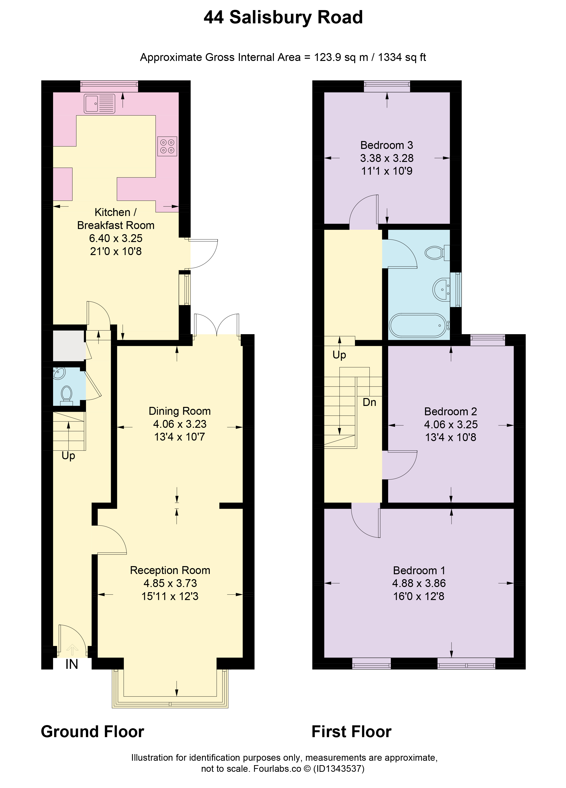 Salisbury Road, Barnet floorplan