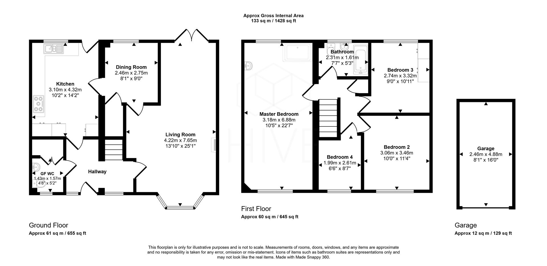 Betsy Lane, Christchurch floorplan