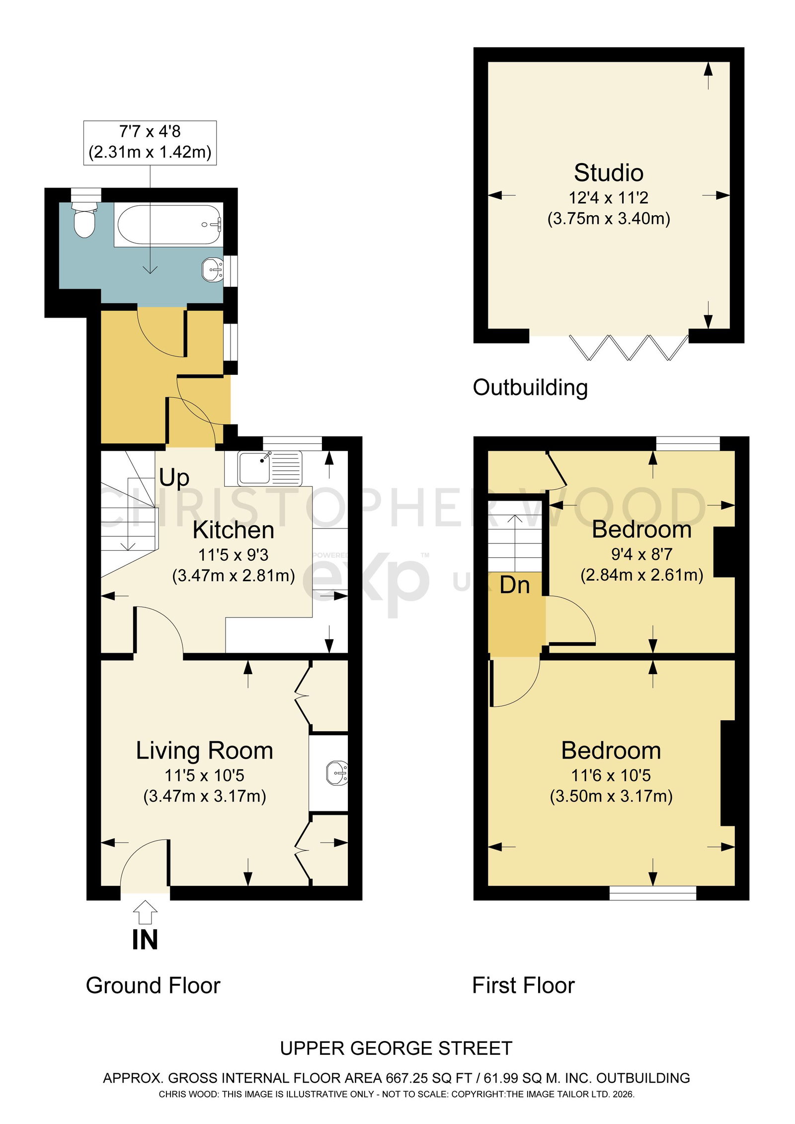 60, Upper George Street, Chesham floorplan