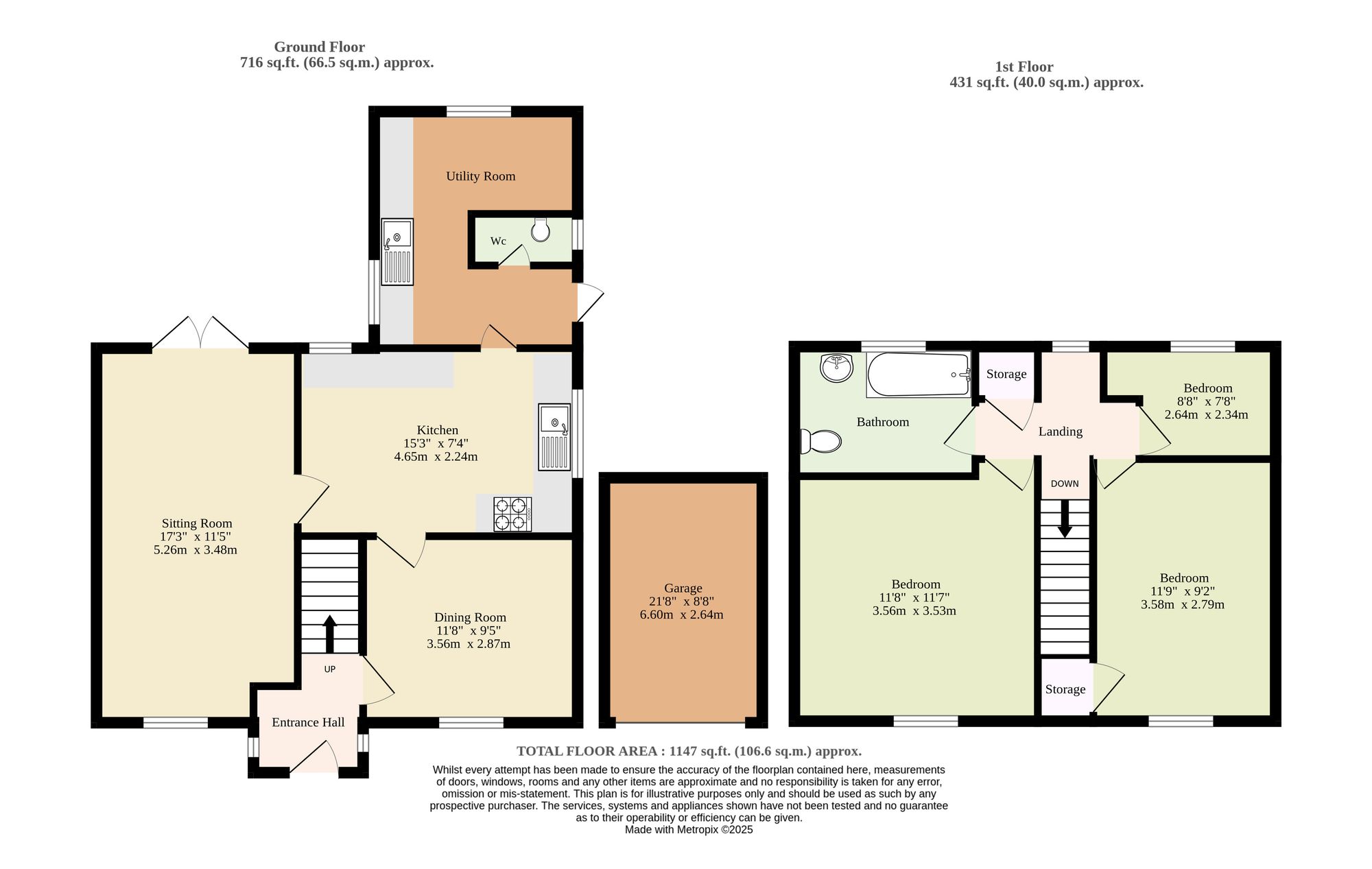 2 Church Meadow, Diss floorplan