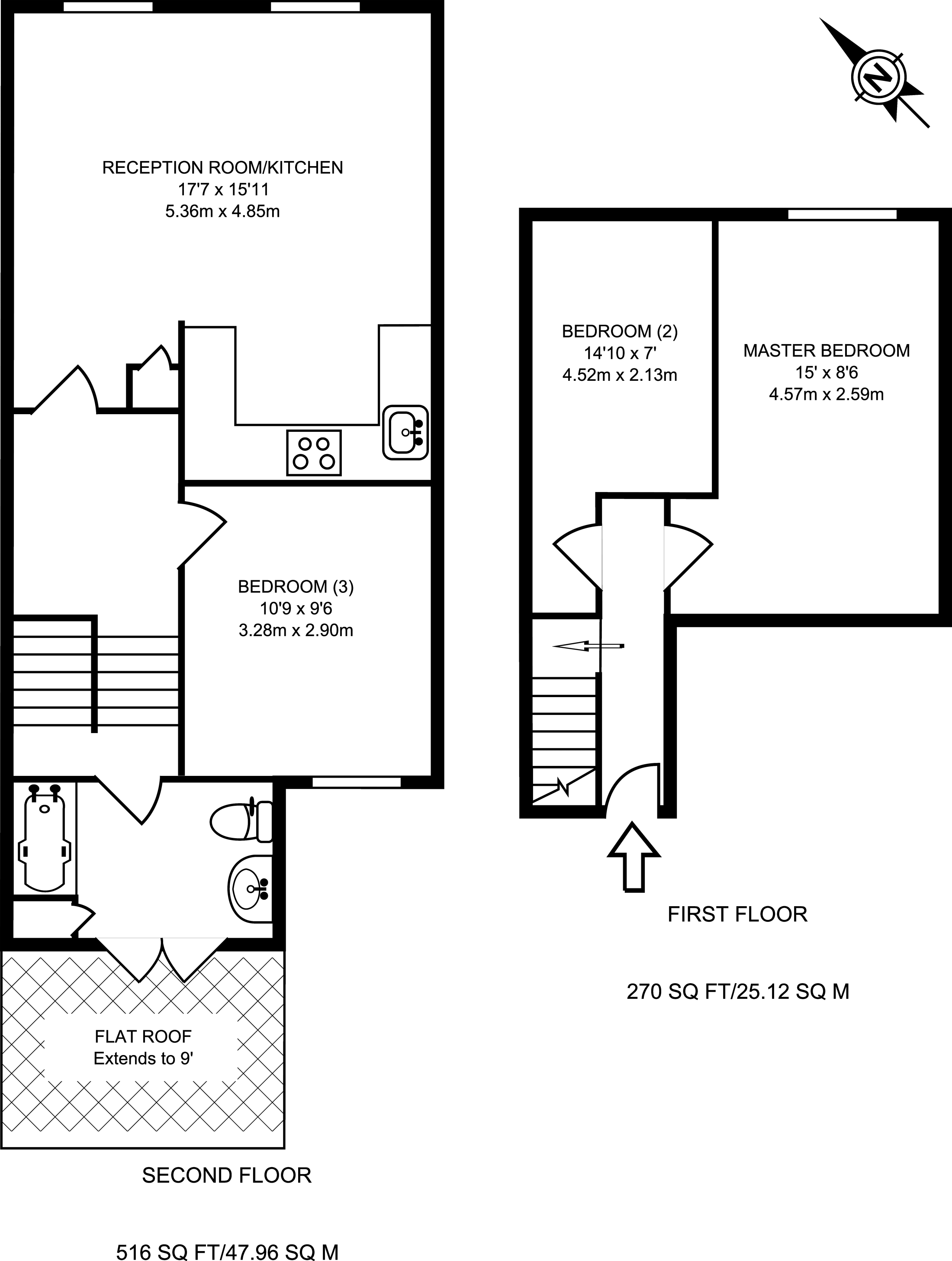 3 Bedrooms Flat to rent in Ongar Road, West Brompton, London SW6
