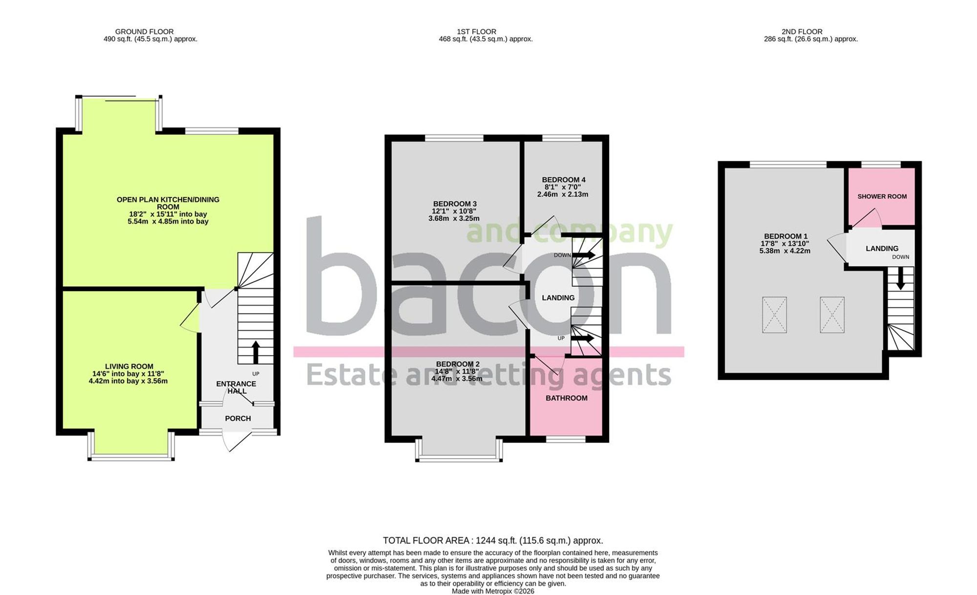 31 Meadow Road, Worthing floorplan